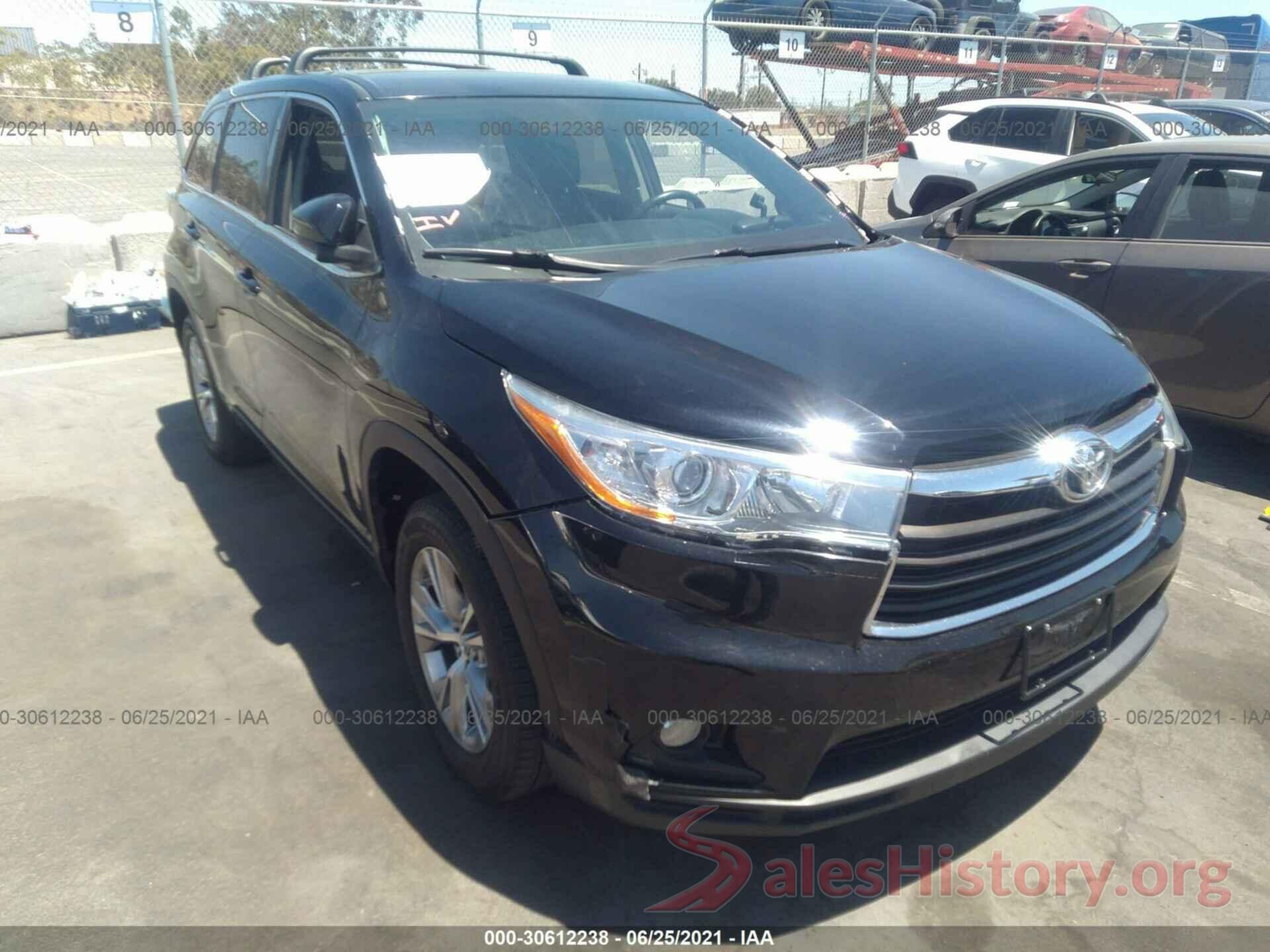 5TDZKRFH3GS183811 2016 TOYOTA HIGHLANDER