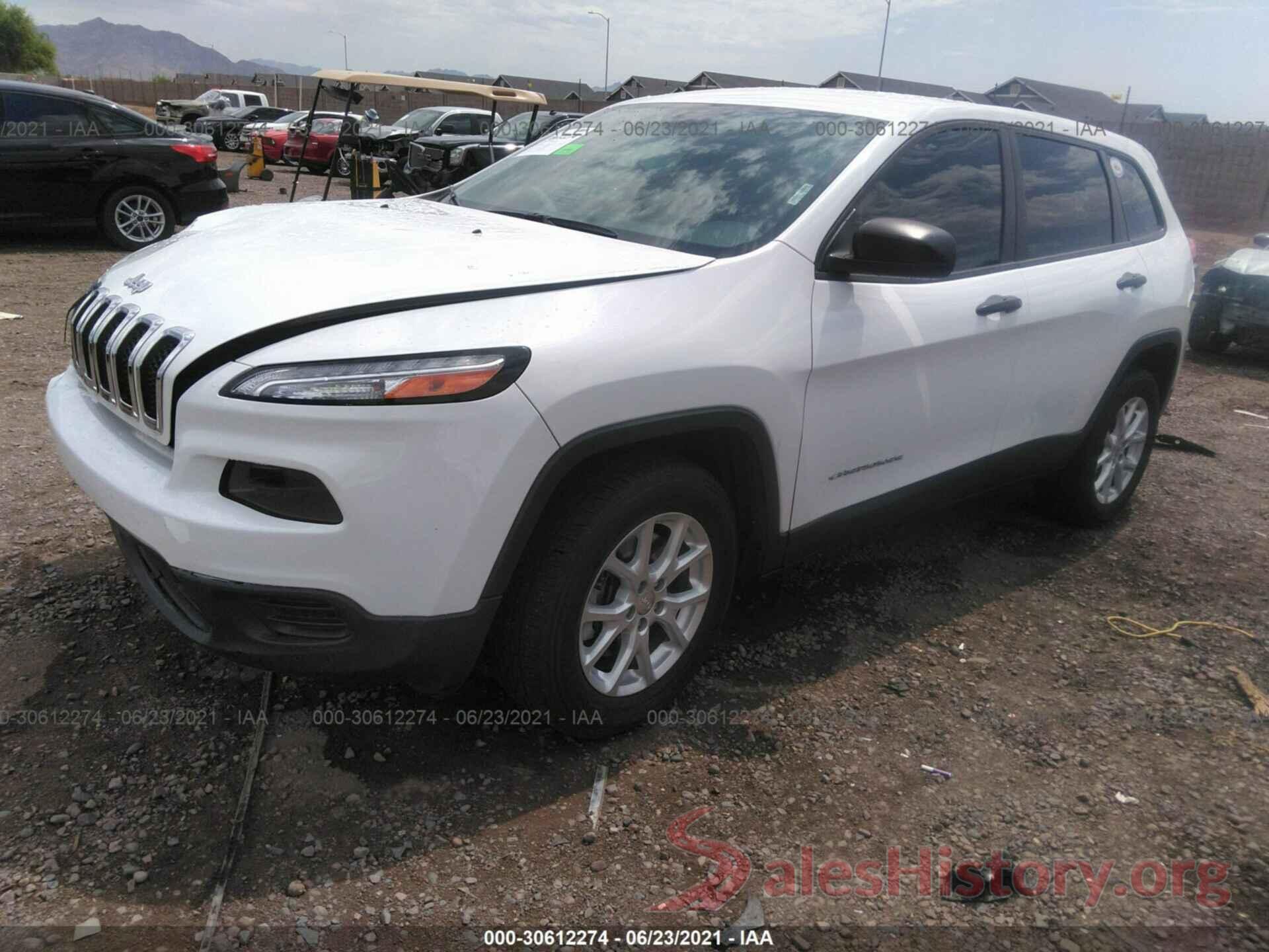 1C4PJMAB7GW191104 2016 JEEP CHEROKEE