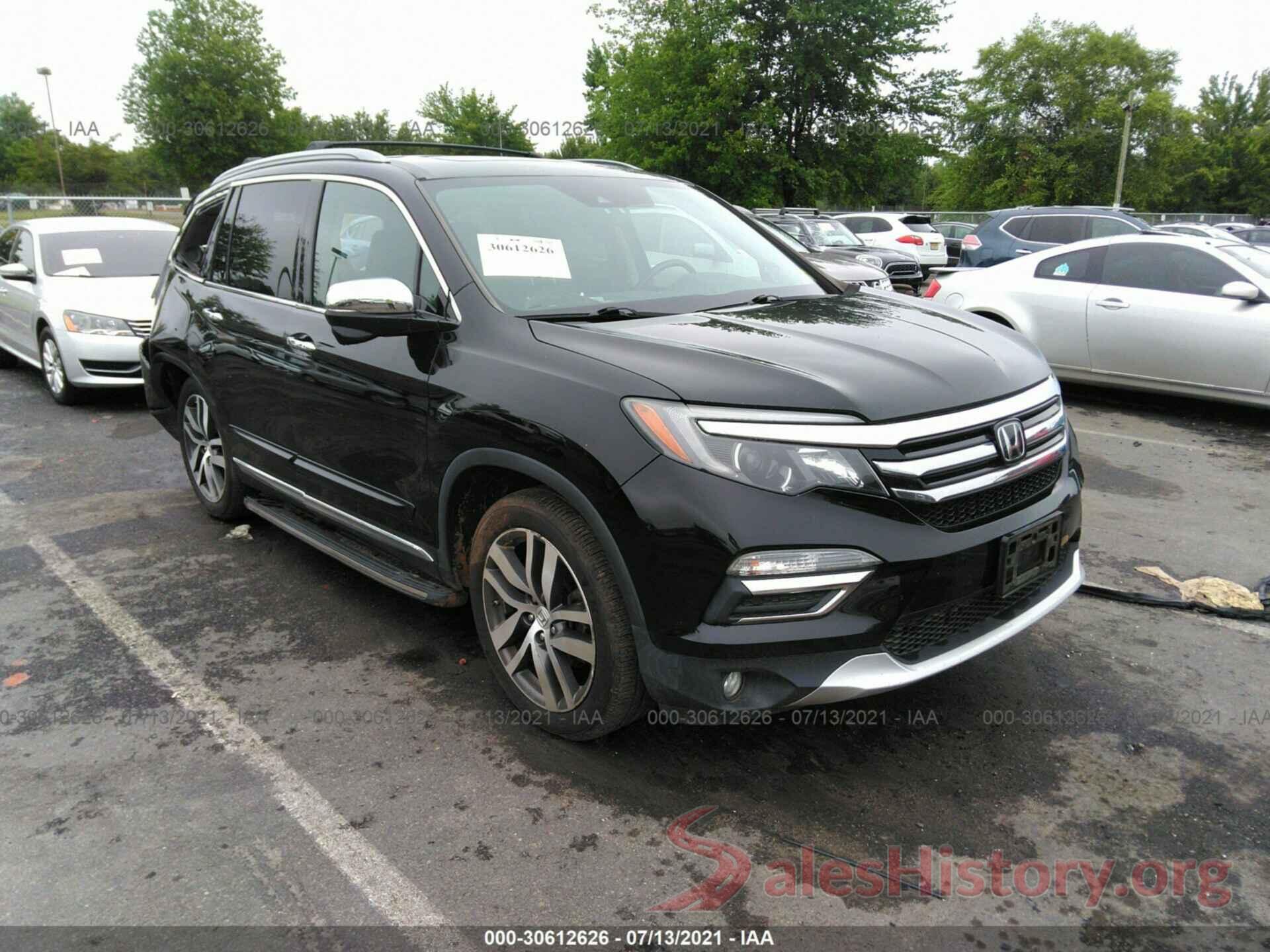 5FNYF6H9XGB060967 2016 HONDA PILOT