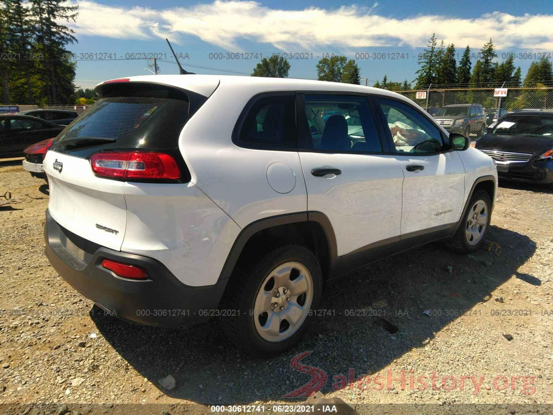 1C4PJLAB1GW136819 2016 JEEP CHEROKEE