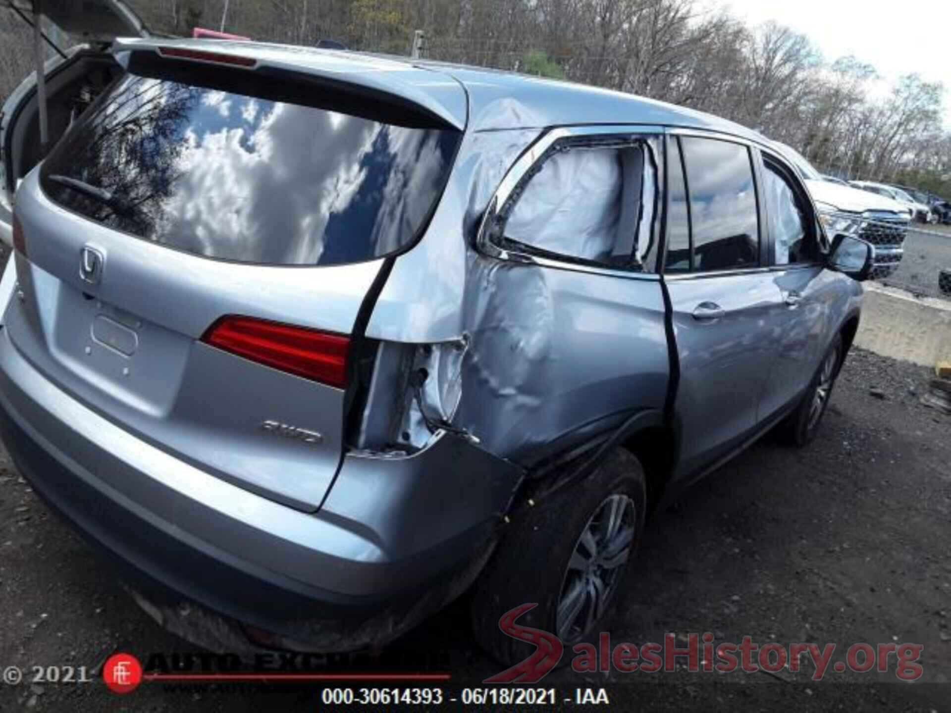 5FNYF6H54HB087144 2017 HONDA PILOT