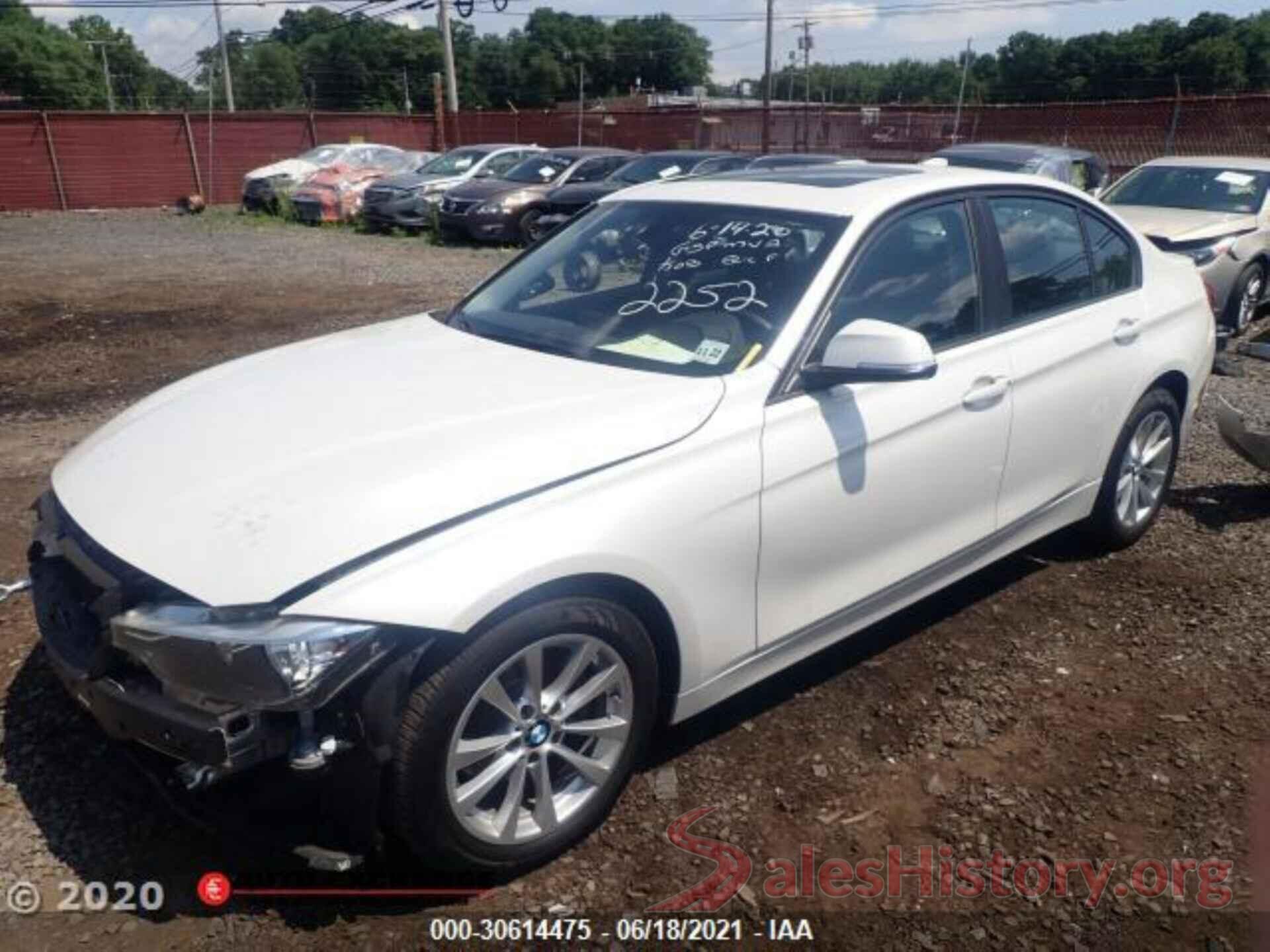 WBA8E5G50HNU22252 2017 BMW 3 SERIES