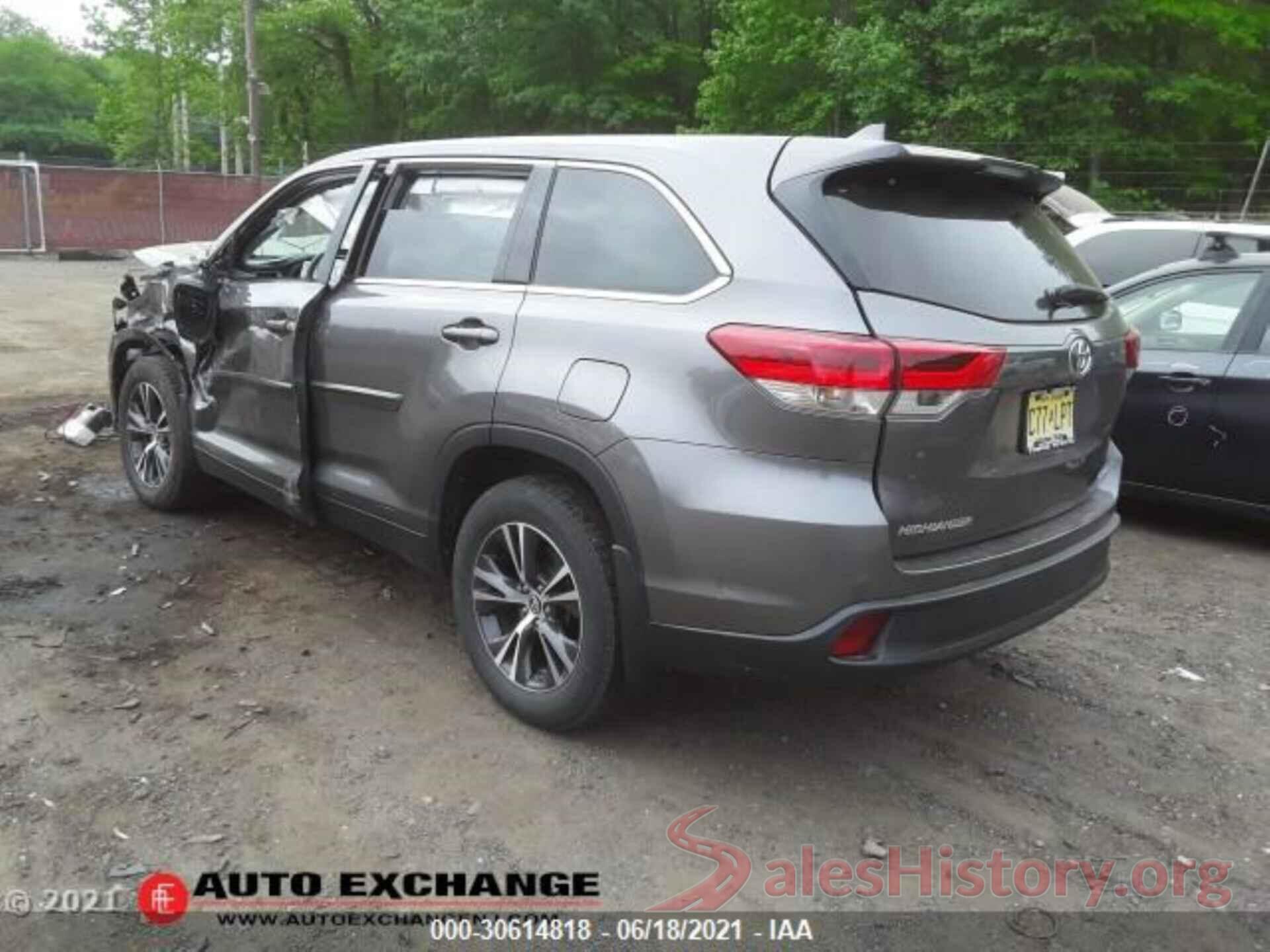 5TDBZRFH5KS995021 2019 TOYOTA HIGHLANDER