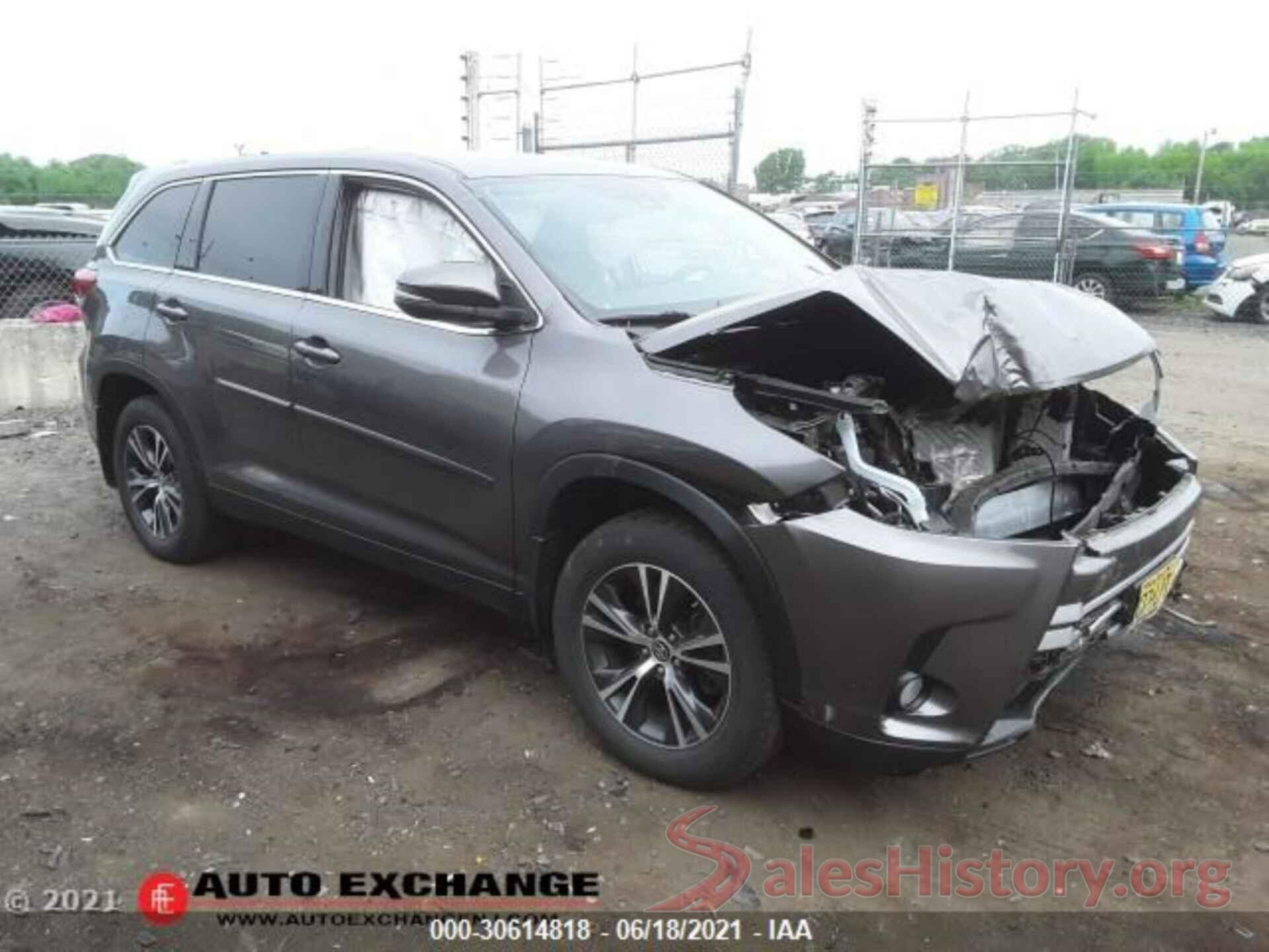 5TDBZRFH5KS995021 2019 TOYOTA HIGHLANDER