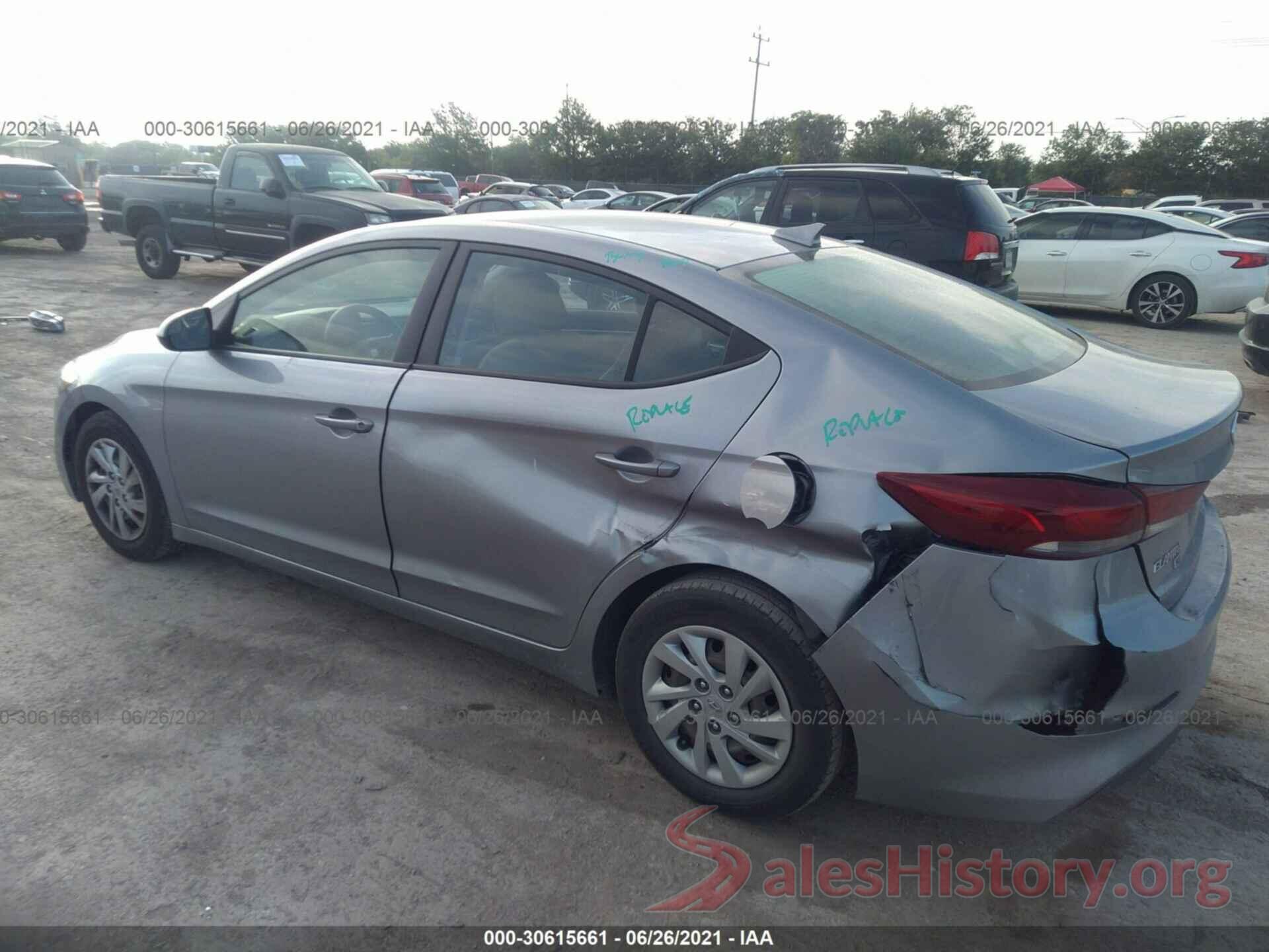 5NPD74LF3HH191707 2017 HYUNDAI ELANTRA