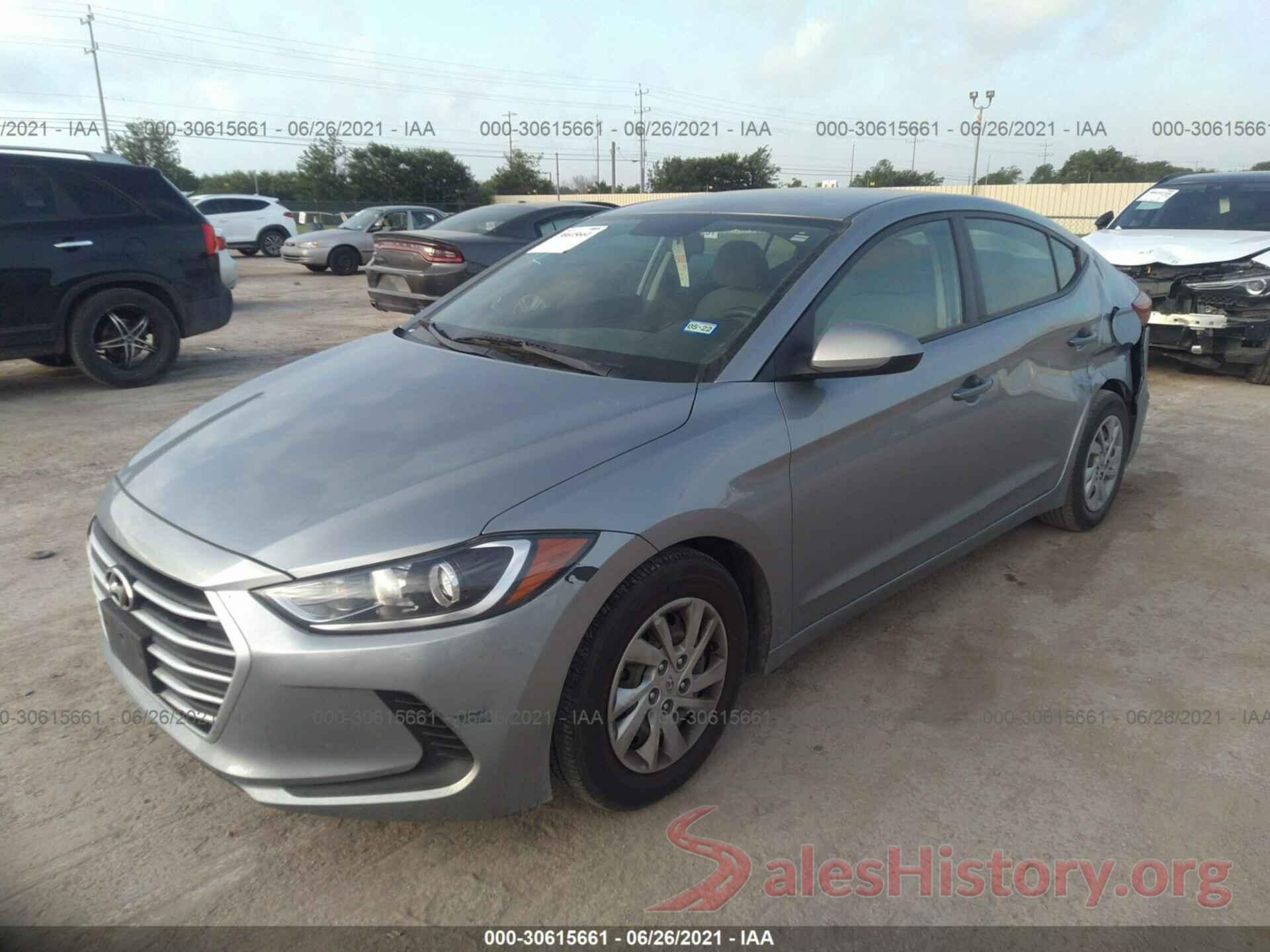 5NPD74LF3HH191707 2017 HYUNDAI ELANTRA