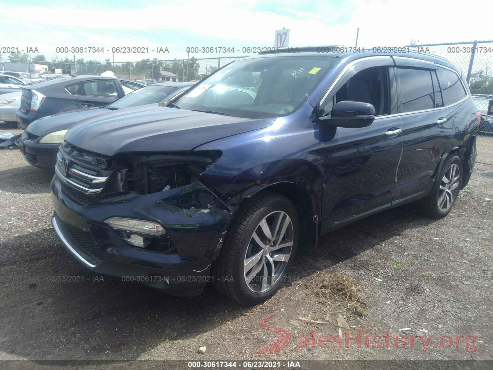 5FNYF5H9XGB018924 2016 HONDA PILOT