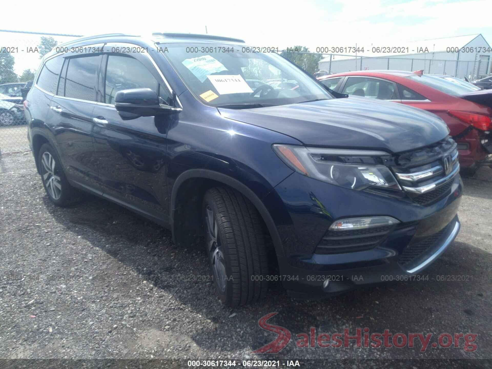 5FNYF5H9XGB018924 2016 HONDA PILOT