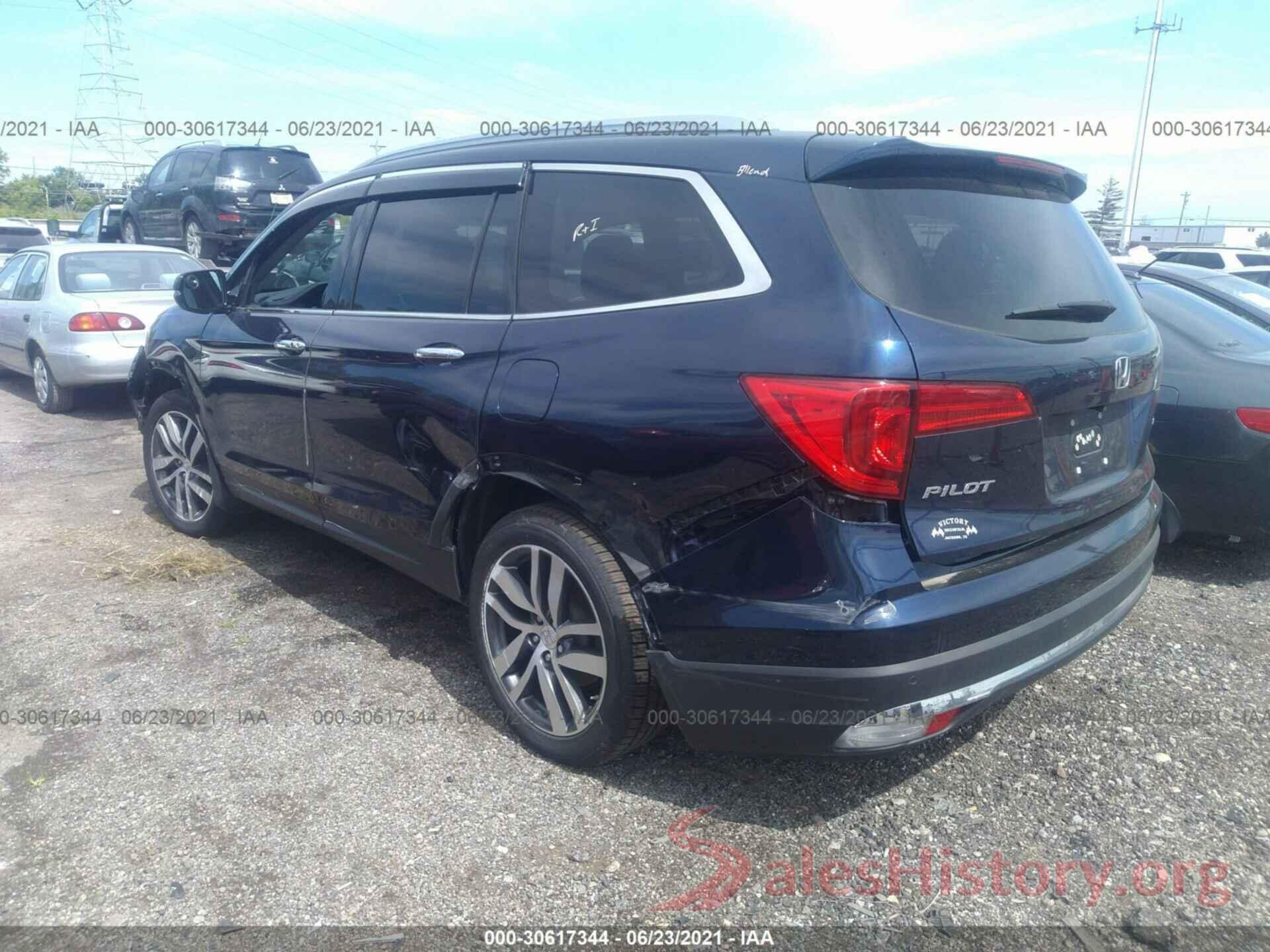 5FNYF5H9XGB018924 2016 HONDA PILOT