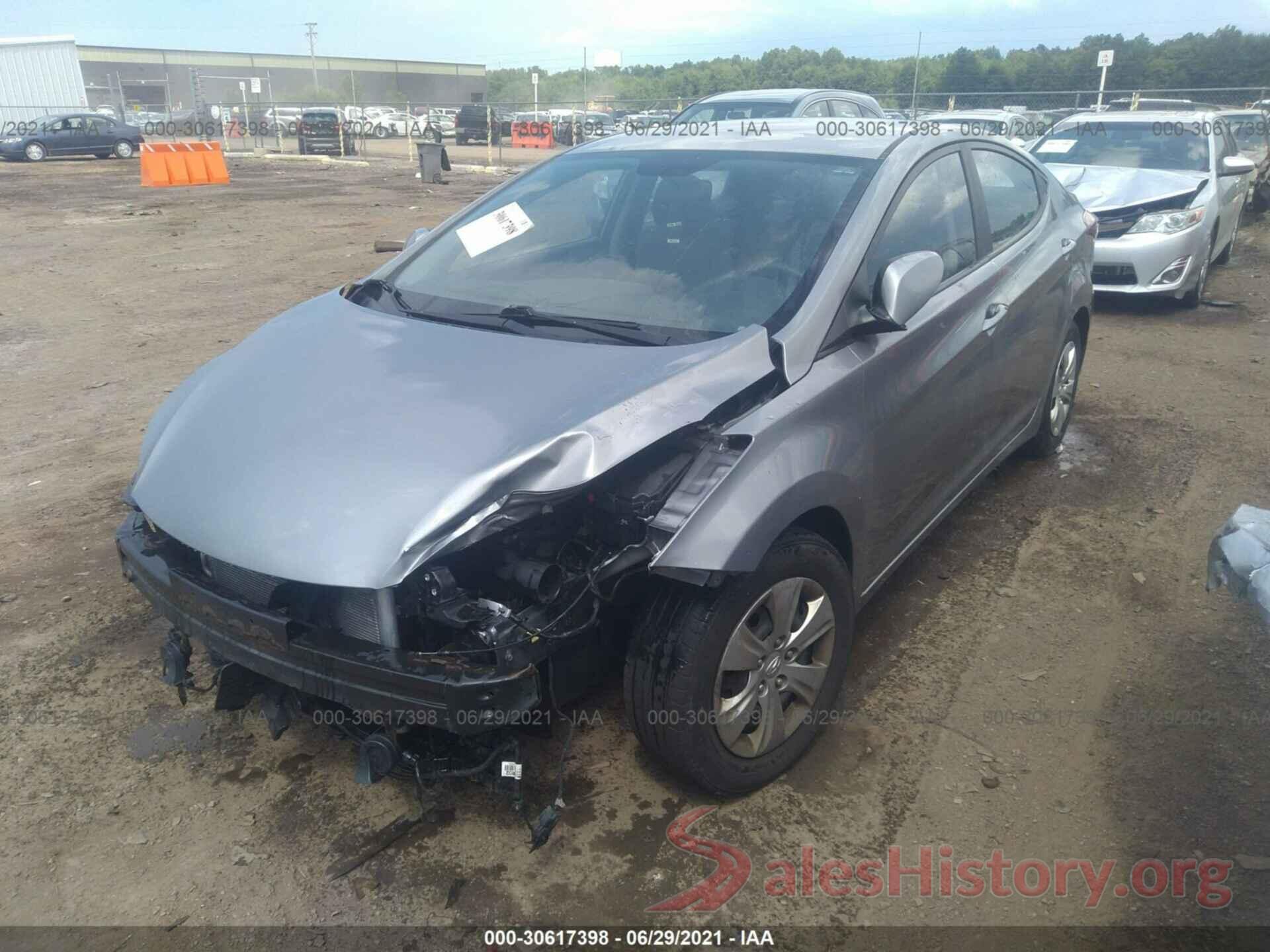 KMHDH4AE2GU504303 2016 HYUNDAI ELANTRA