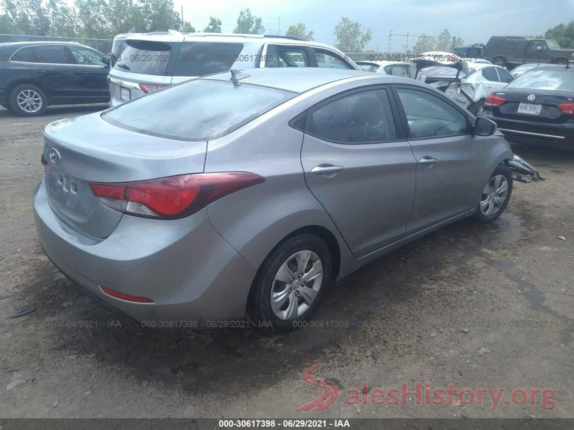 KMHDH4AE2GU504303 2016 HYUNDAI ELANTRA