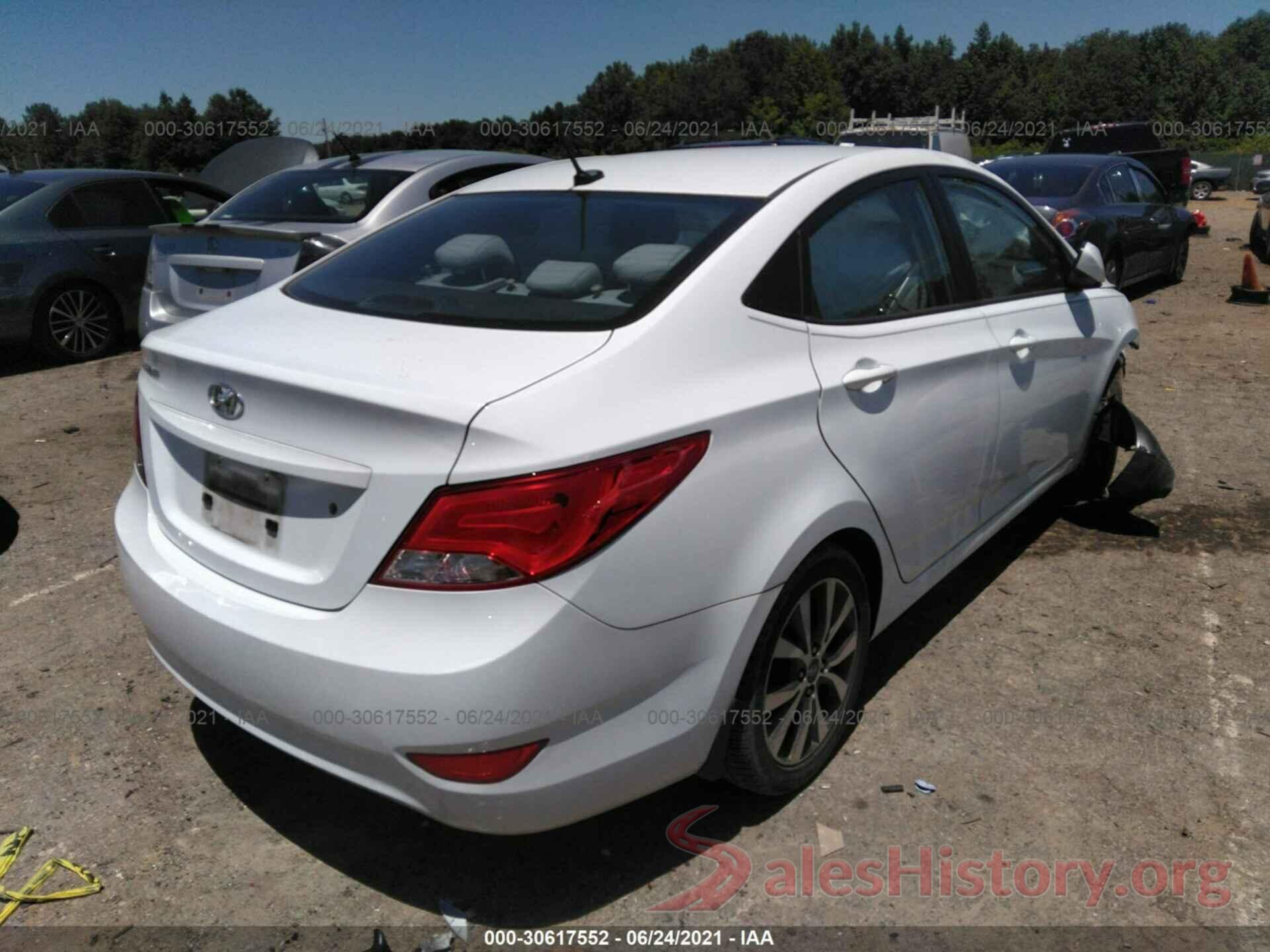 KMHCT4AE2HU276024 2017 HYUNDAI ACCENT