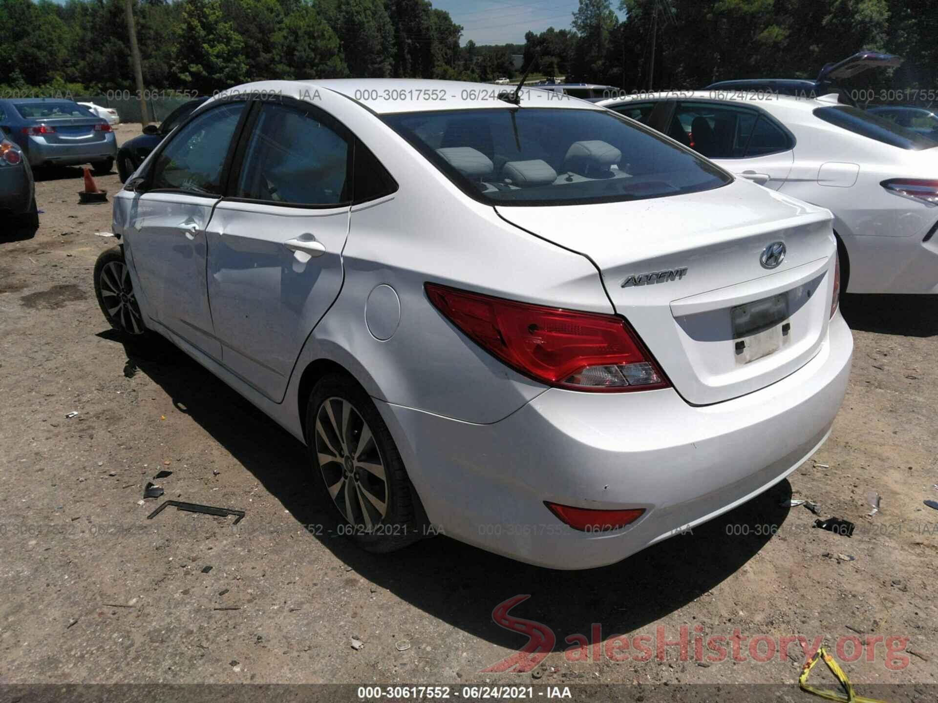 KMHCT4AE2HU276024 2017 HYUNDAI ACCENT