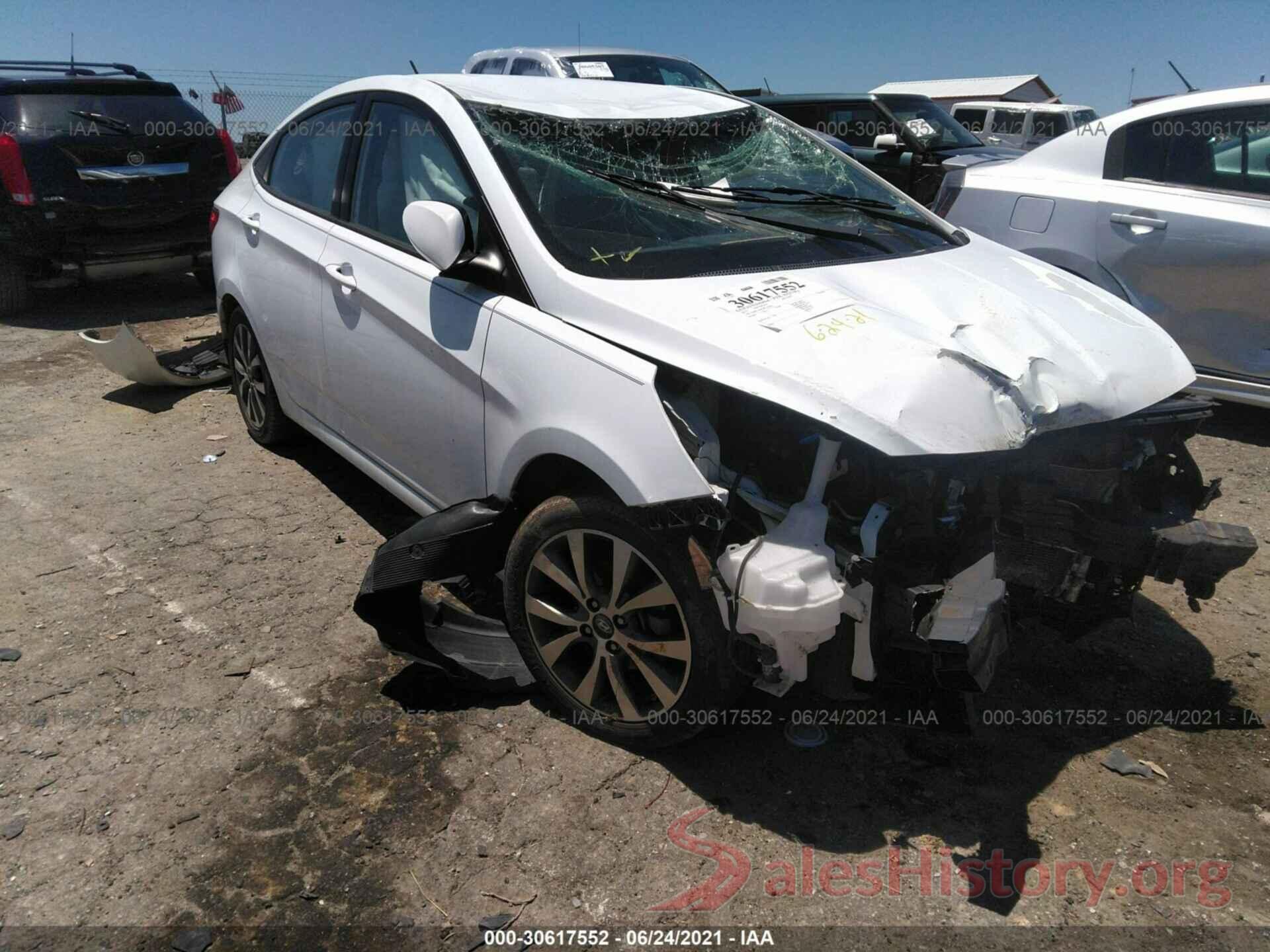 KMHCT4AE2HU276024 2017 HYUNDAI ACCENT