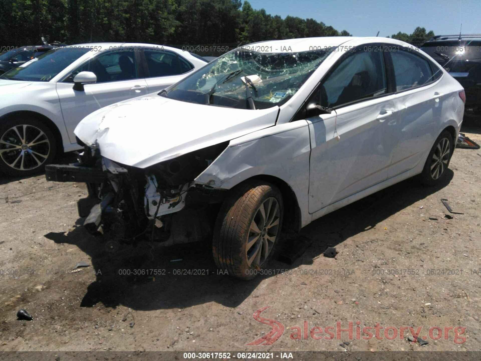 KMHCT4AE2HU276024 2017 HYUNDAI ACCENT