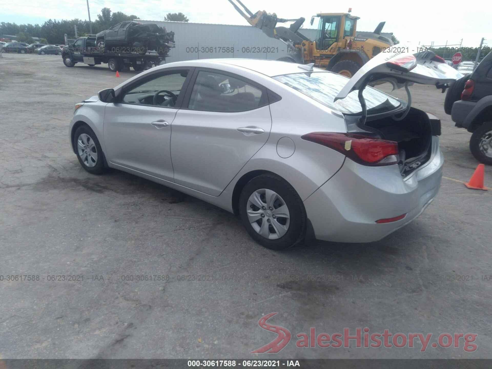 5NPDH4AE6GH665915 2016 HYUNDAI ELANTRA