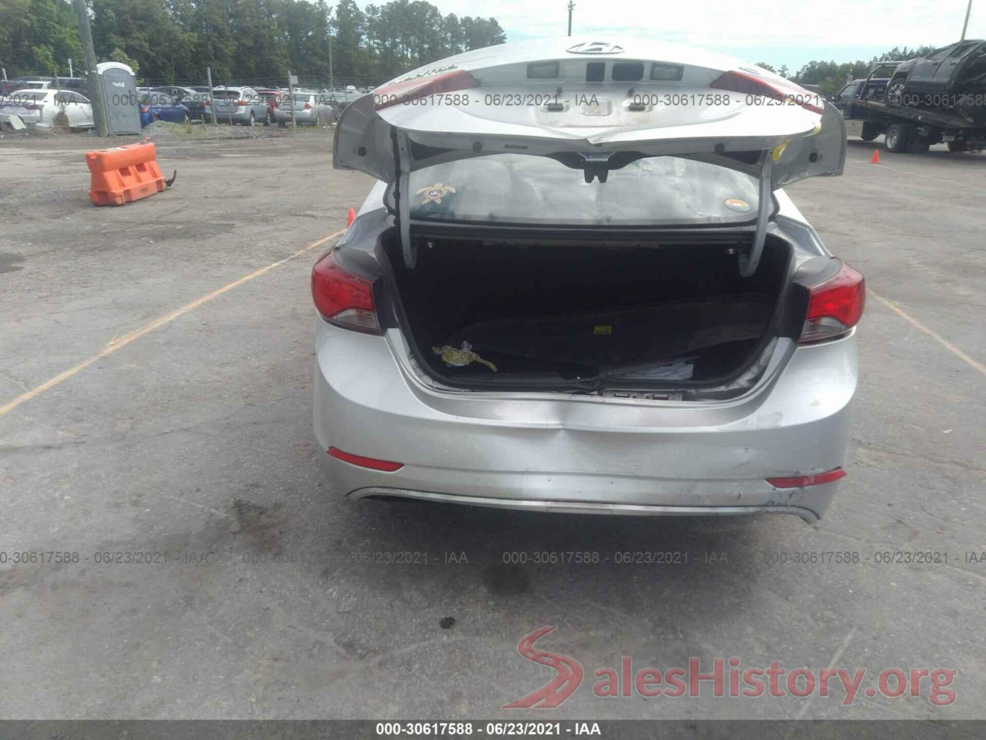 5NPDH4AE6GH665915 2016 HYUNDAI ELANTRA