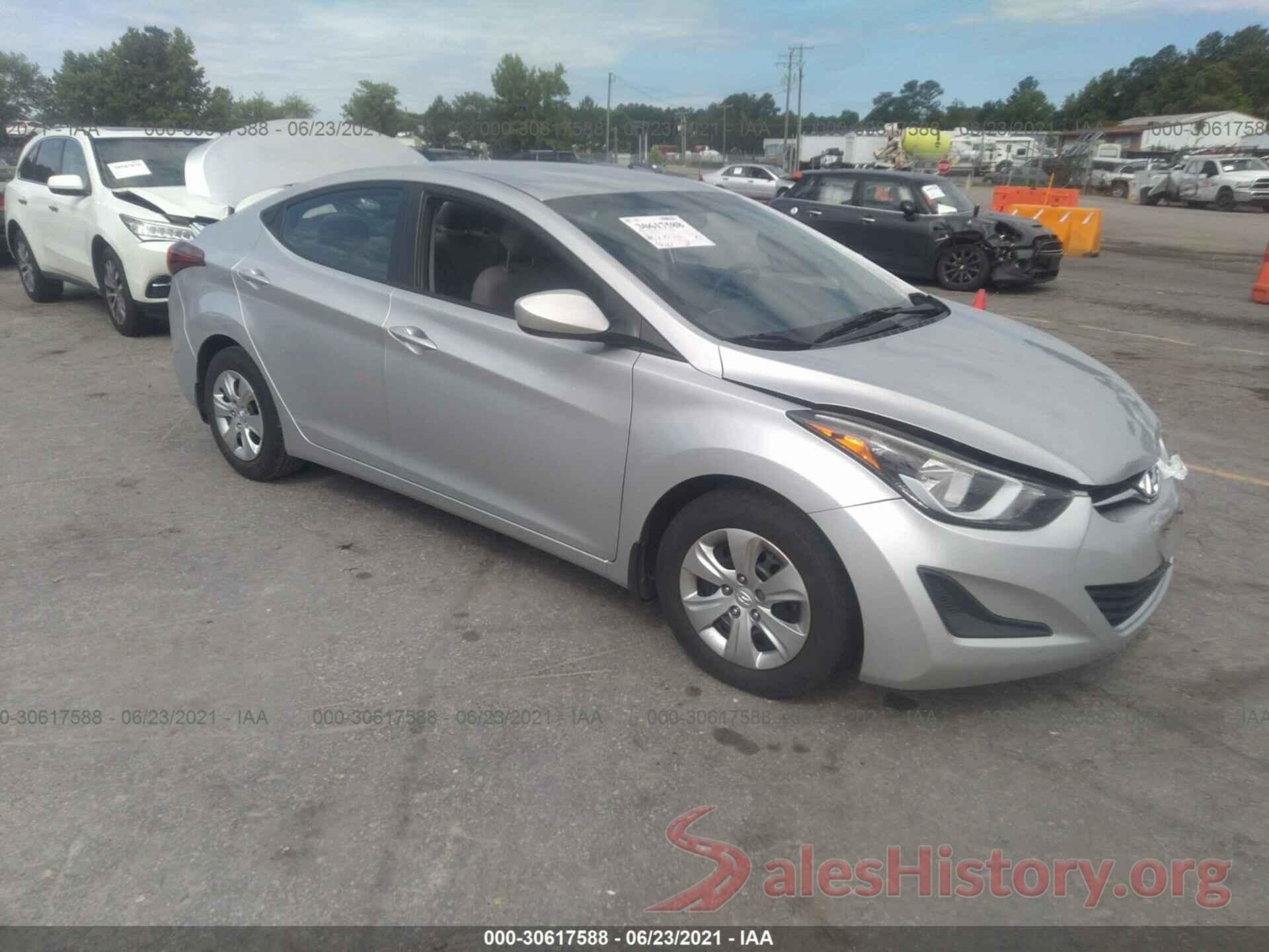 5NPDH4AE6GH665915 2016 HYUNDAI ELANTRA