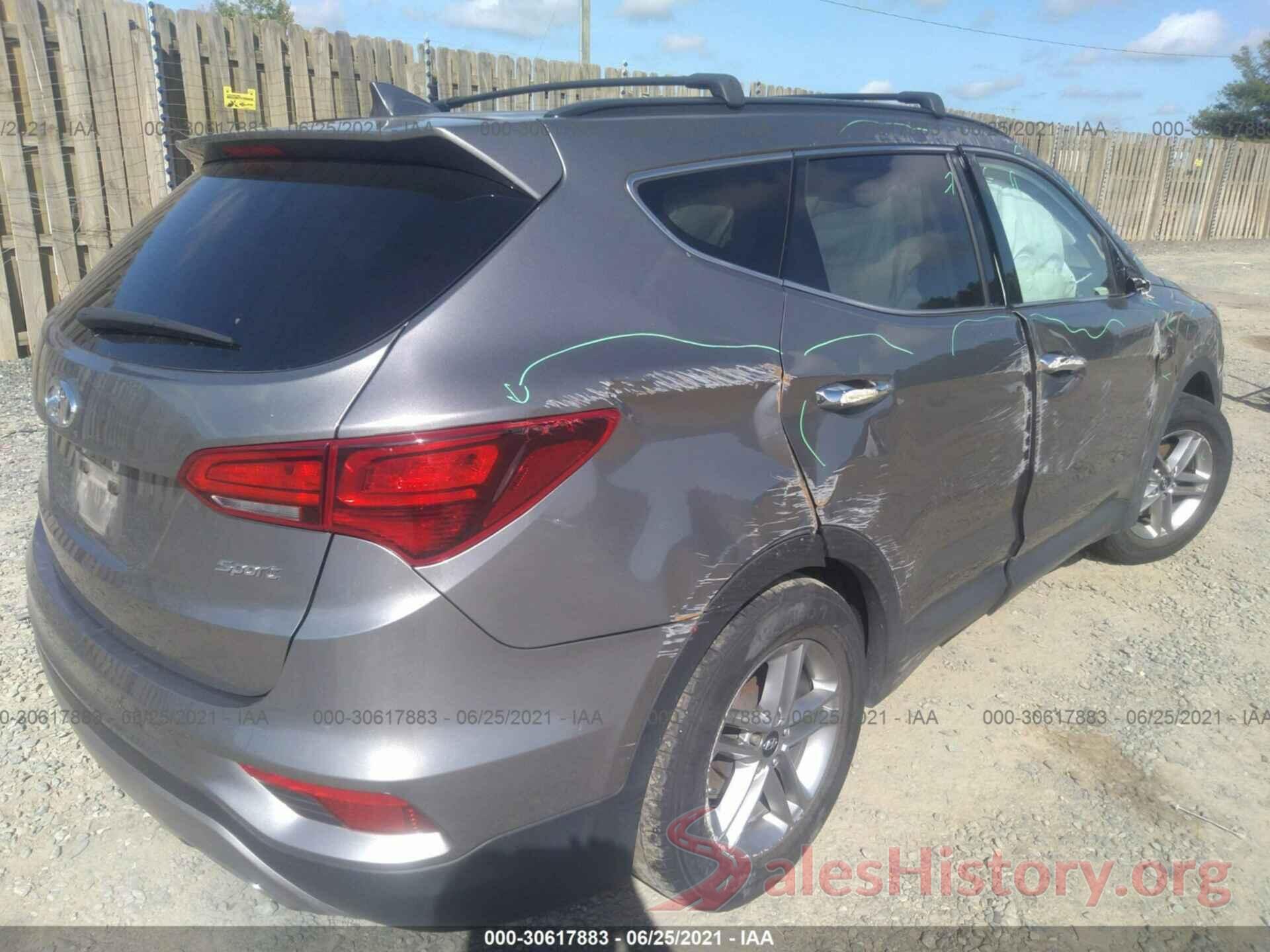 5NMZU3LB1JH063216 2018 HYUNDAI SANTA FE SPORT