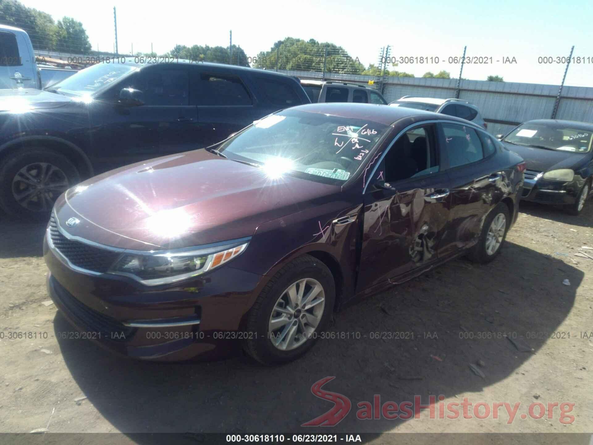 5XXGT4L32JG184974 2018 KIA OPTIMA