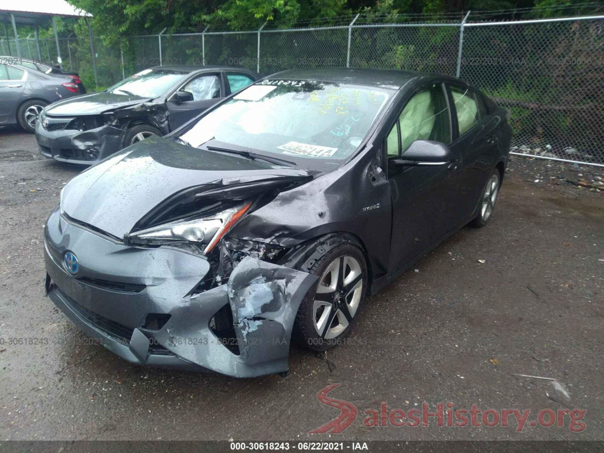 JTDKARFU5G3007264 2016 TOYOTA PRIUS