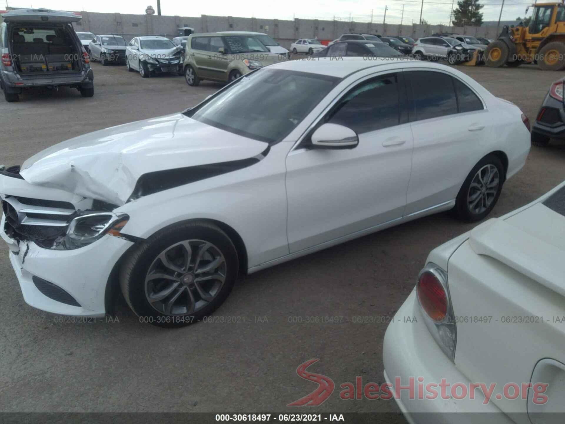 55SWF4JB8HU187578 2017 MERCEDES-BENZ C-CLASS