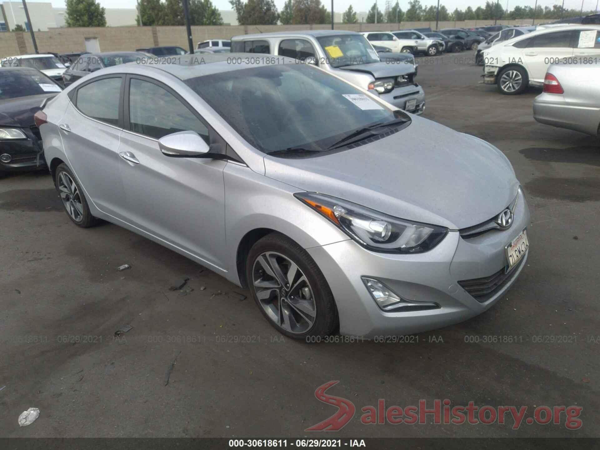 KMHDH4AE5GU515604 2016 HYUNDAI ELANTRA