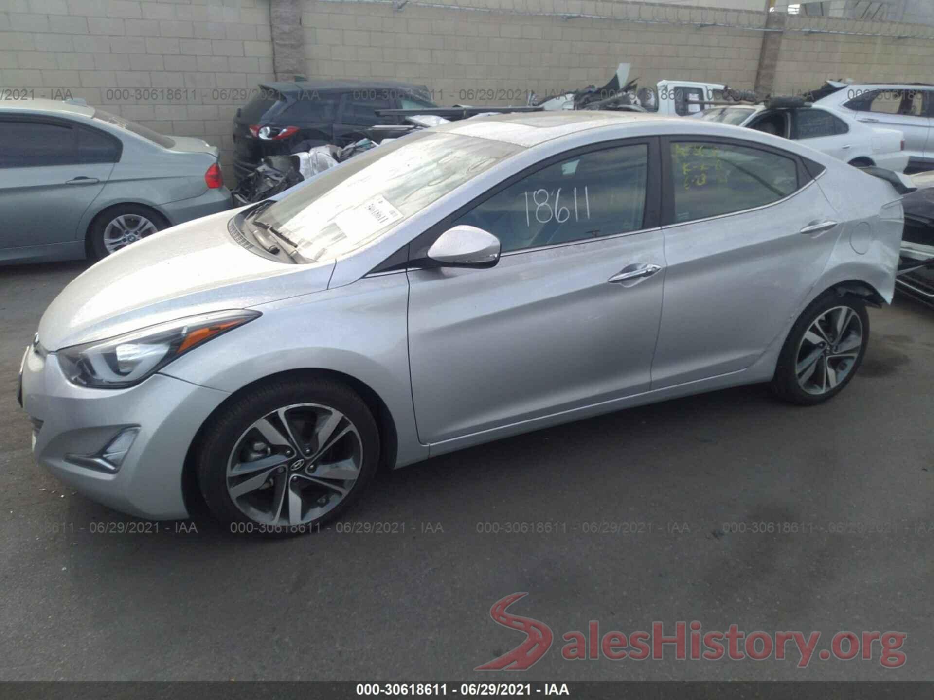 KMHDH4AE5GU515604 2016 HYUNDAI ELANTRA