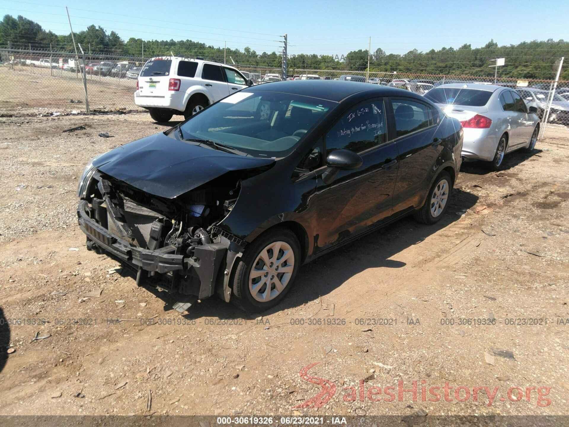 KNADM4A36H6044483 2017 KIA RIO