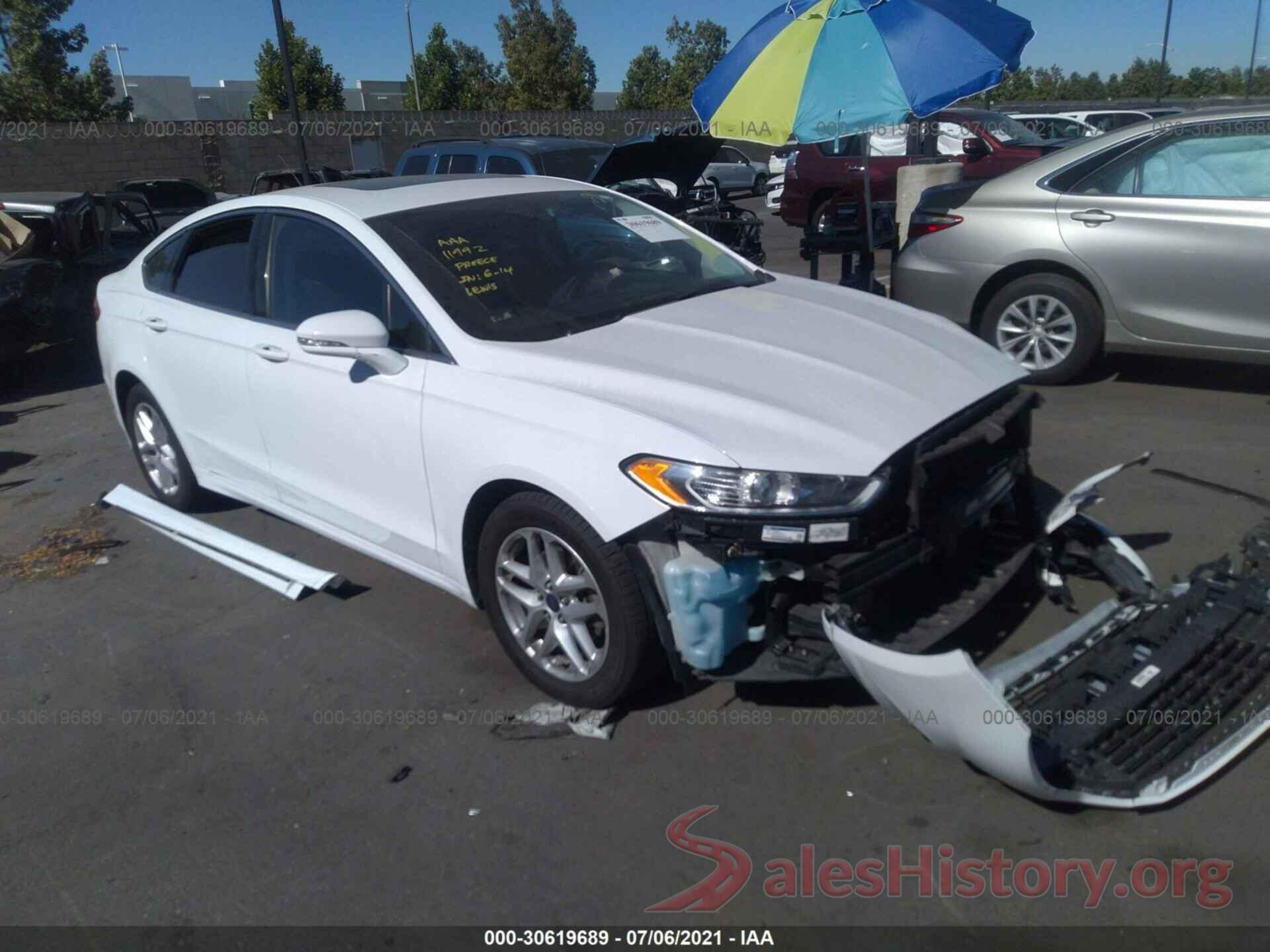 3FA6P0HD1GR331456 2016 FORD FUSION