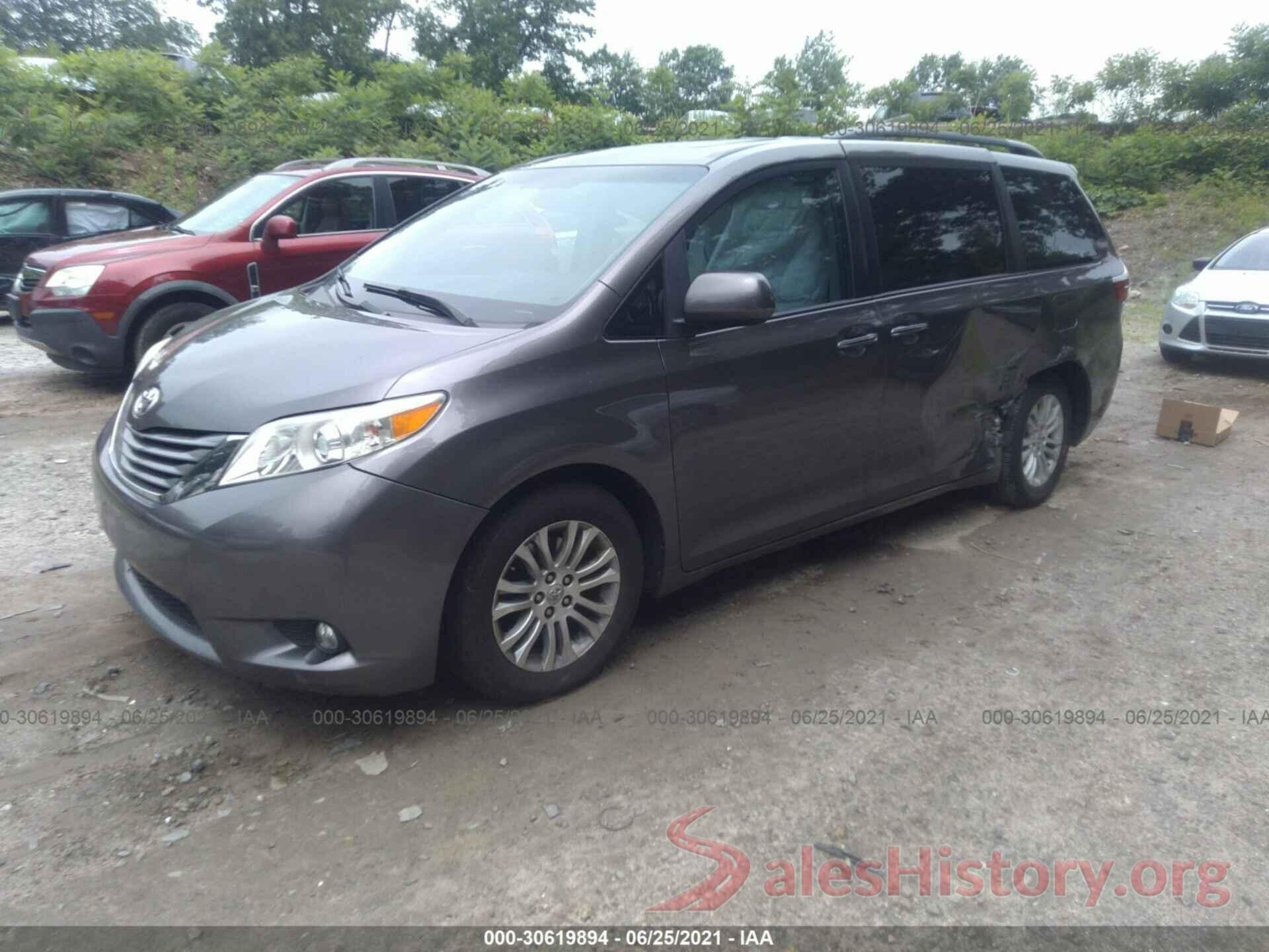 5TDYK3DC8GS737733 2016 TOYOTA SIENNA