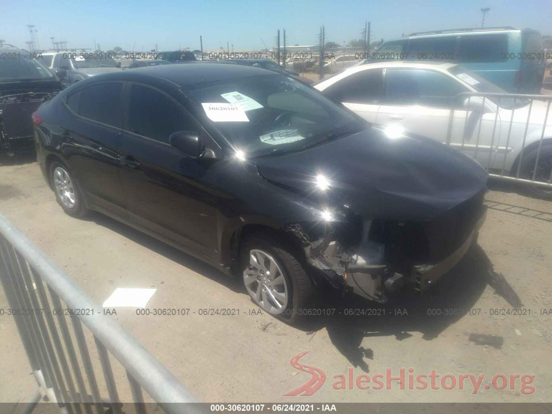 KMHD74LF1HU422203 2017 HYUNDAI ELANTRA