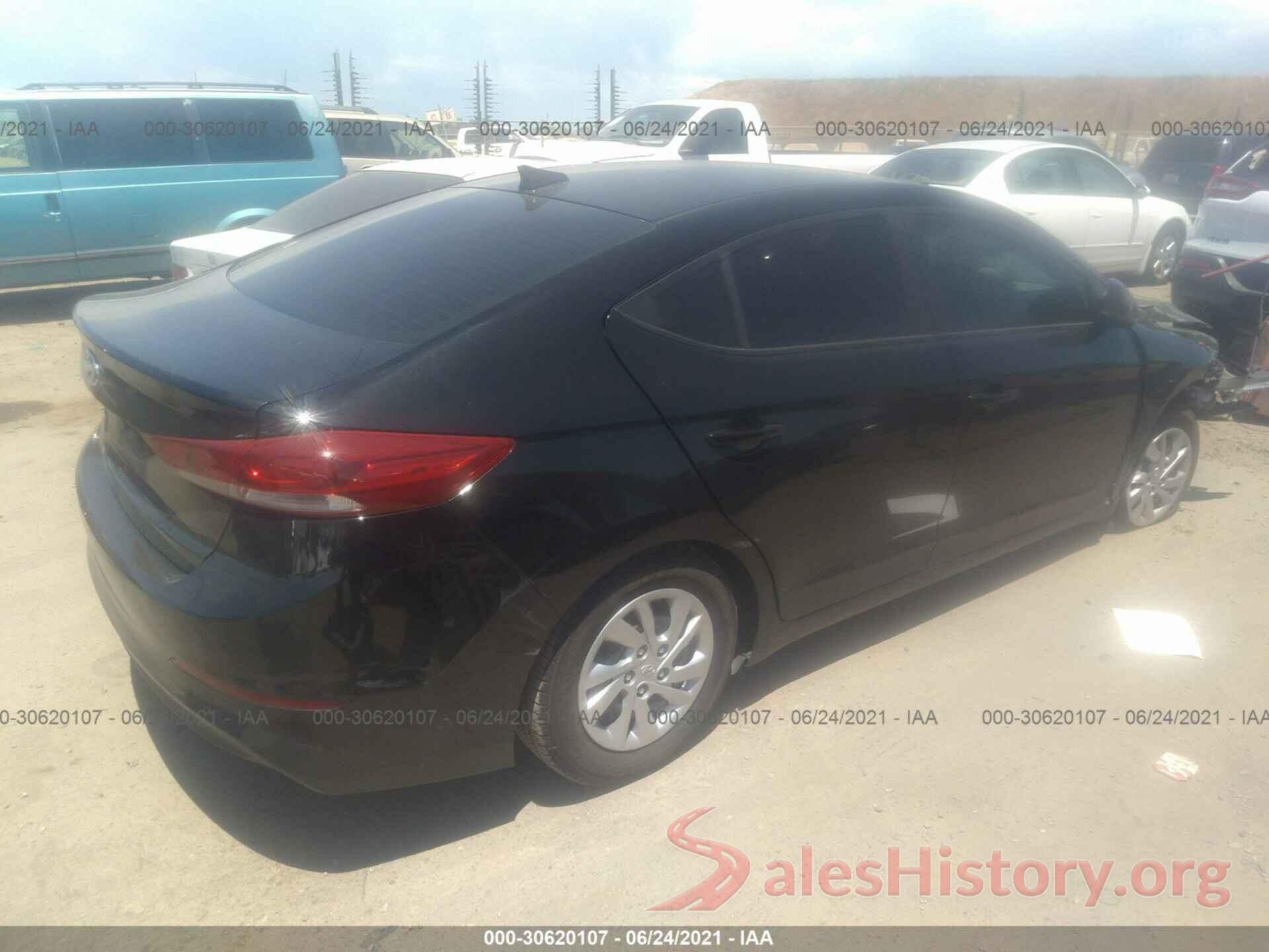 KMHD74LF1HU422203 2017 HYUNDAI ELANTRA