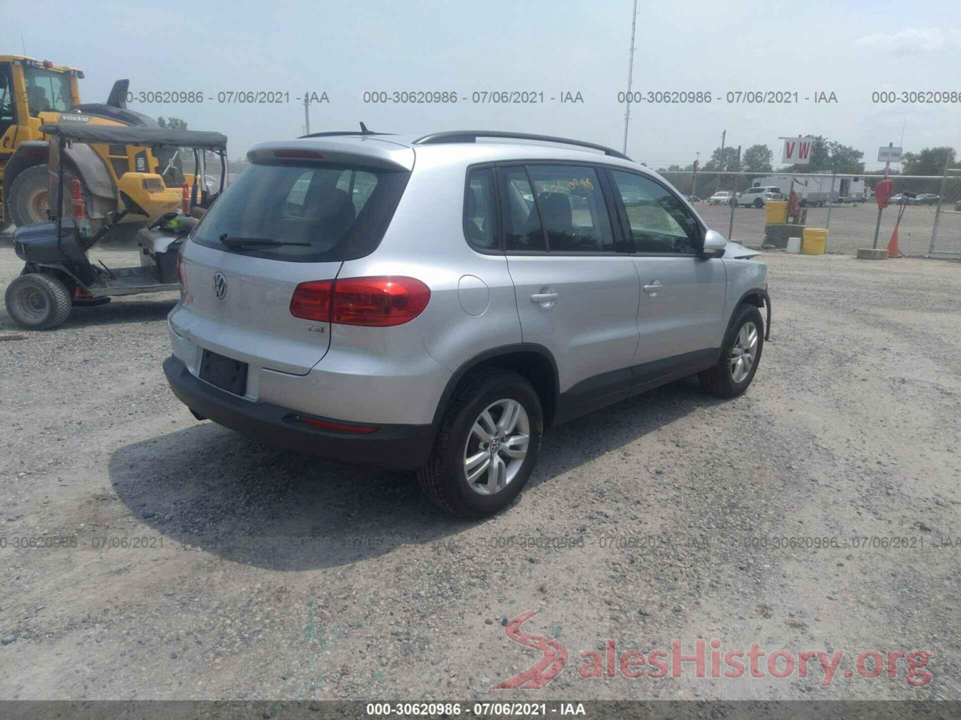 WVGAV7AX1GW606288 2016 VOLKSWAGEN TIGUAN