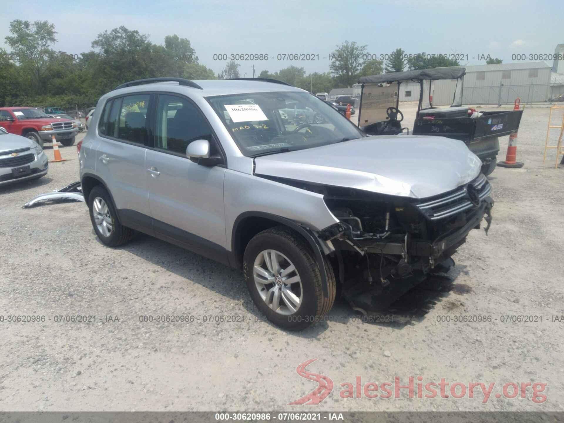 WVGAV7AX1GW606288 2016 VOLKSWAGEN TIGUAN