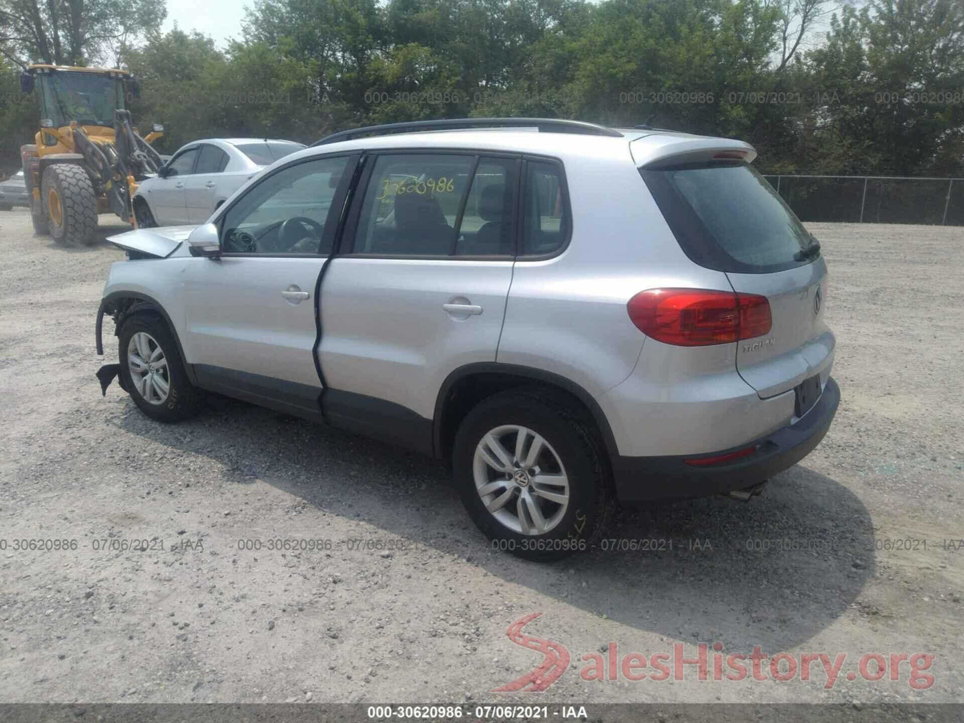 WVGAV7AX1GW606288 2016 VOLKSWAGEN TIGUAN