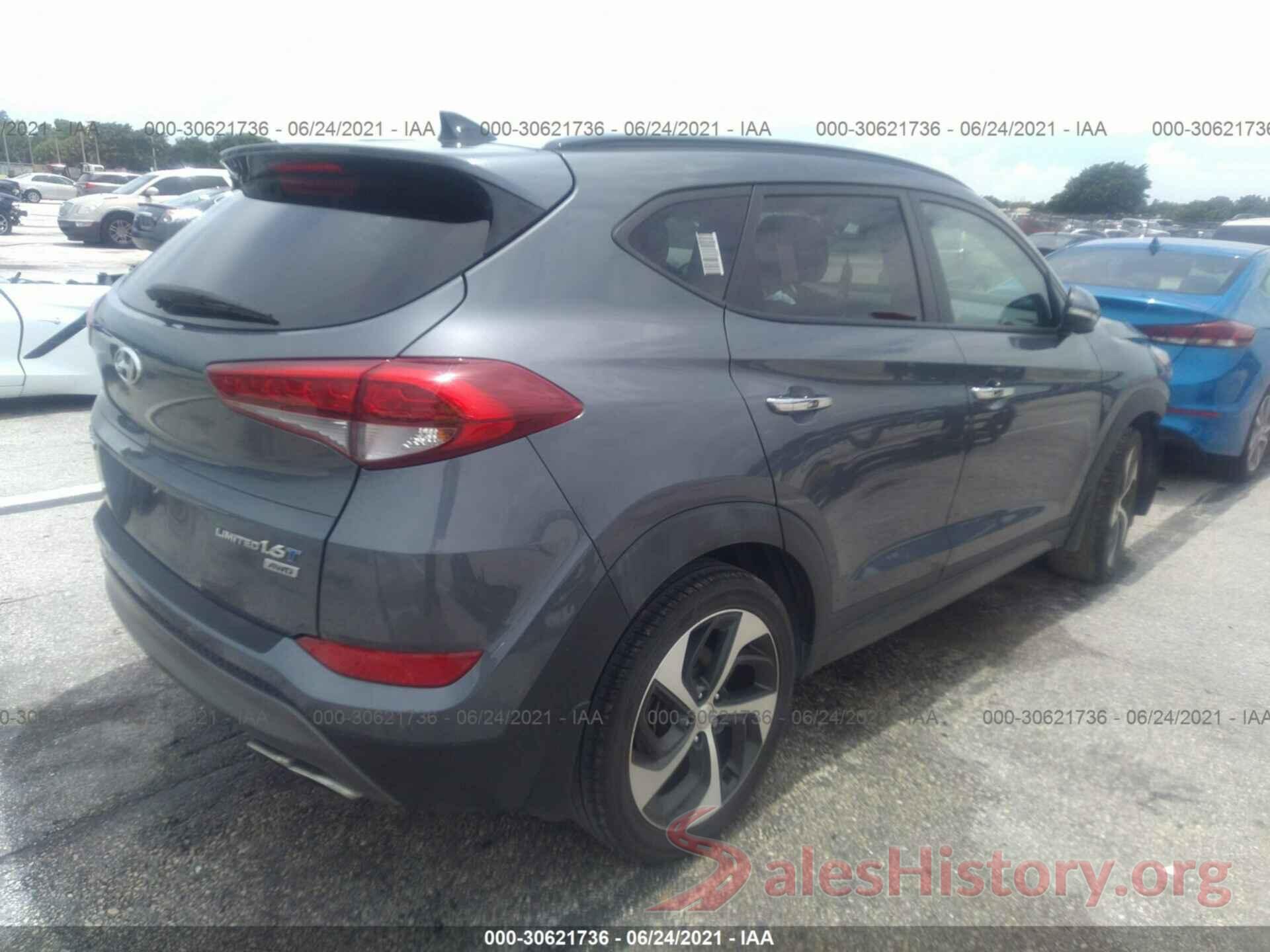 KM8J3CA23GU178805 2016 HYUNDAI TUCSON