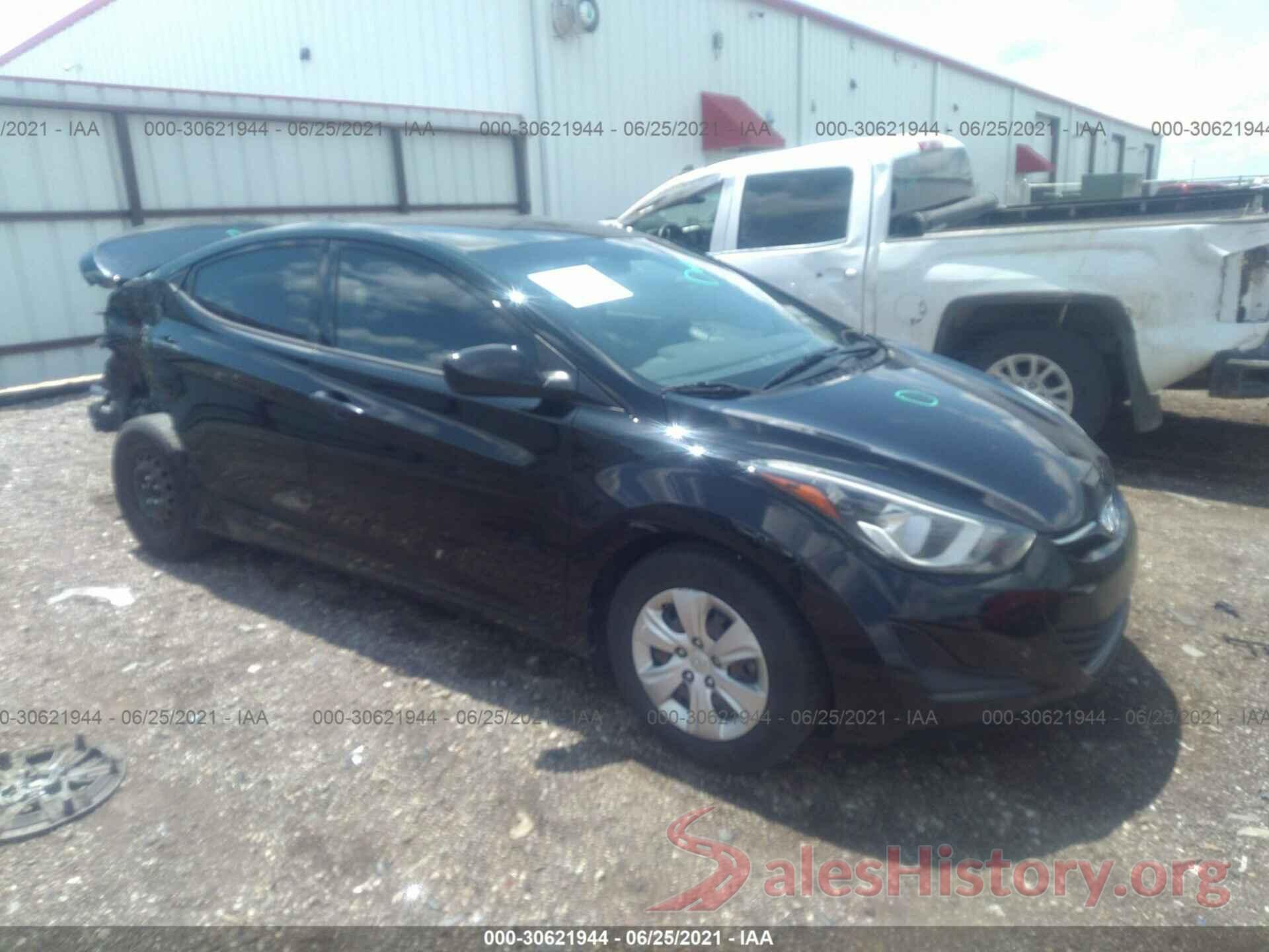 KMHDH4AEXGU642512 2016 HYUNDAI ELANTRA