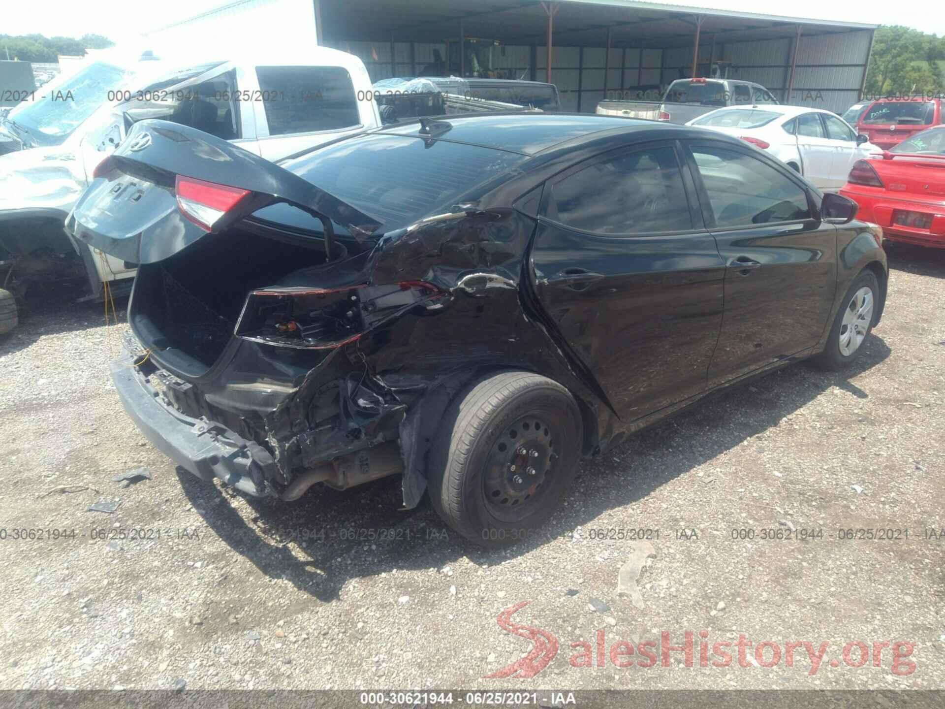 KMHDH4AEXGU642512 2016 HYUNDAI ELANTRA