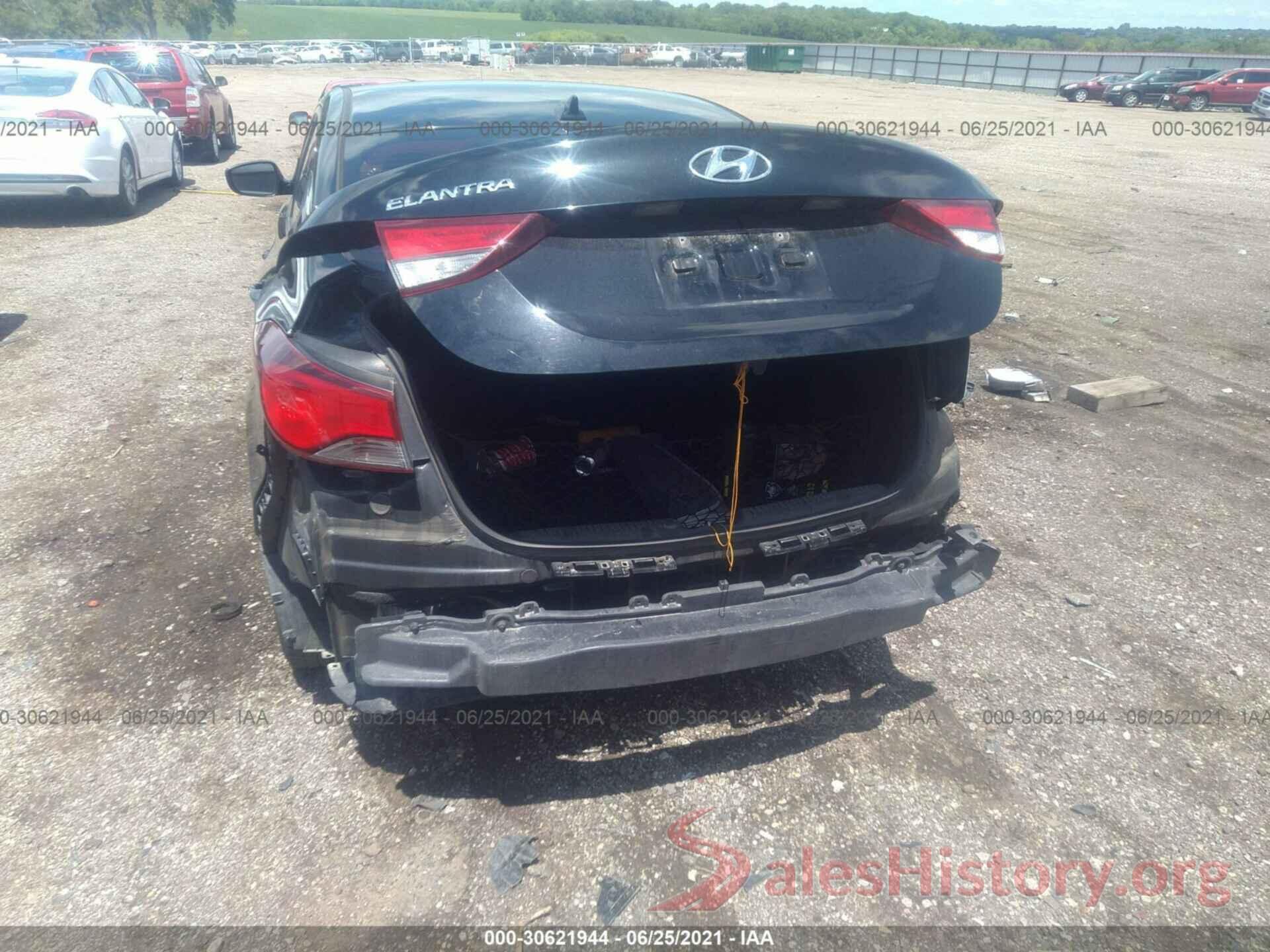 KMHDH4AEXGU642512 2016 HYUNDAI ELANTRA