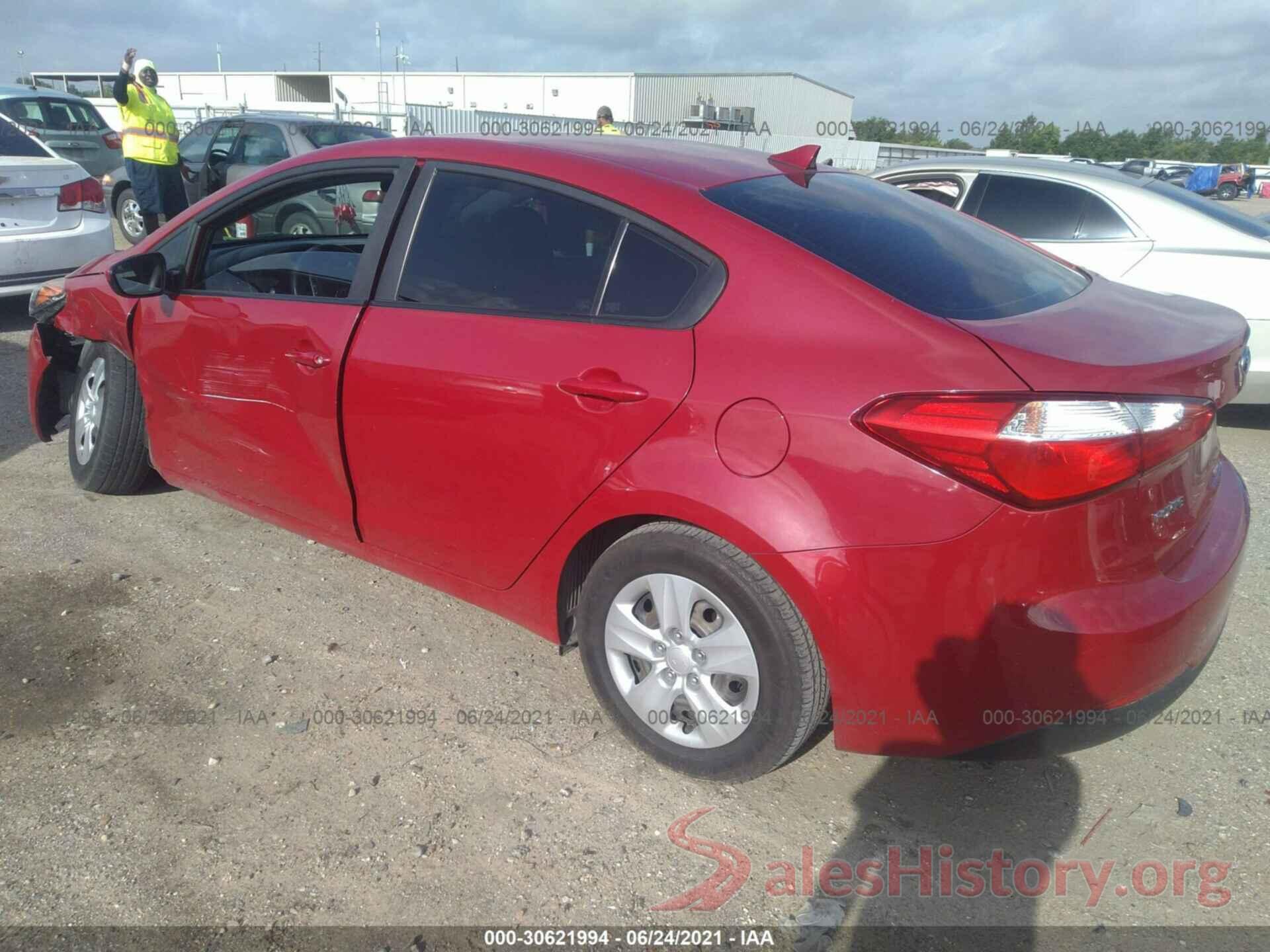 KNAFK4A60G5584618 2016 KIA FORTE