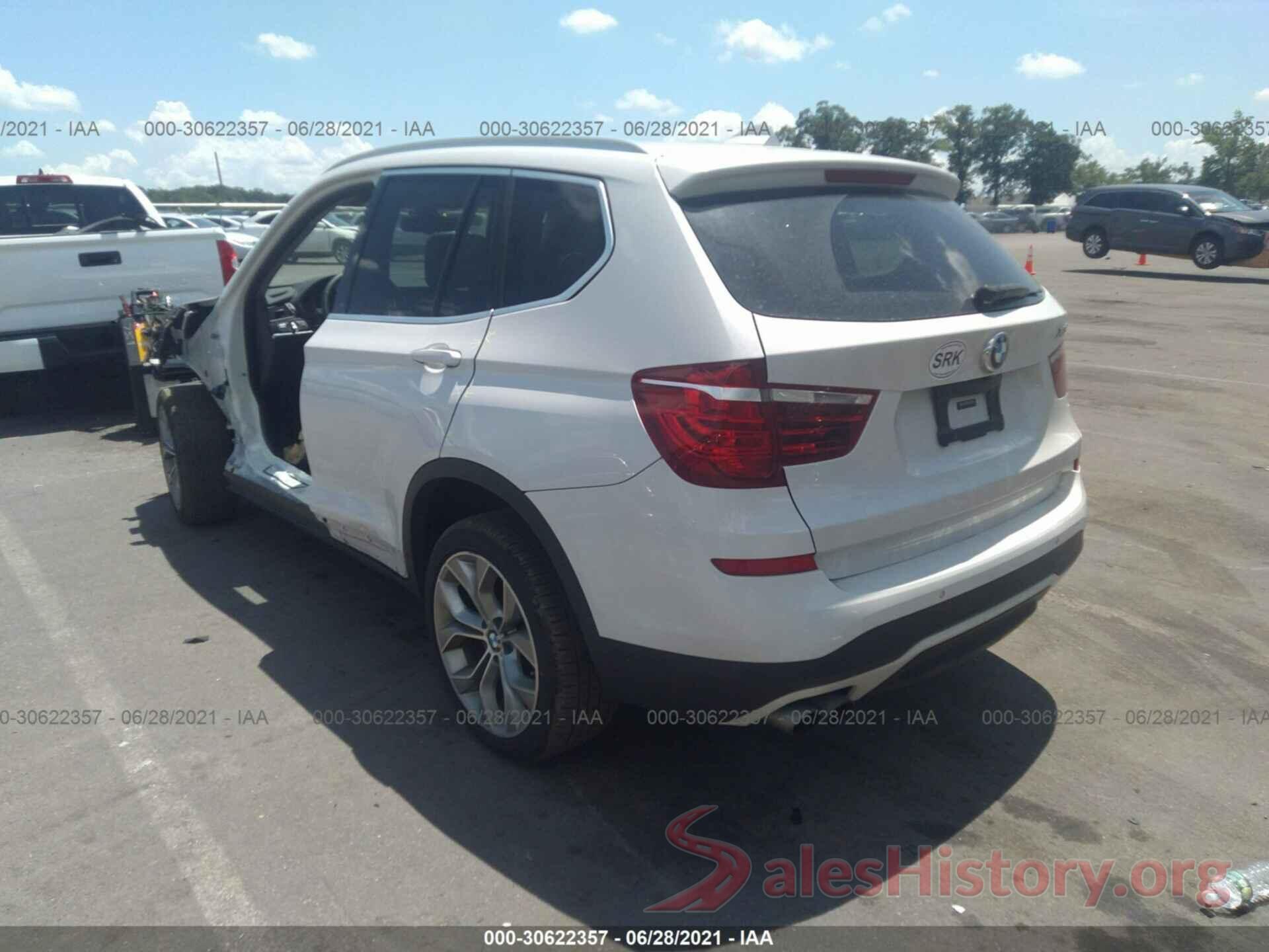 5UXWX9C58G0D91881 2016 BMW X3