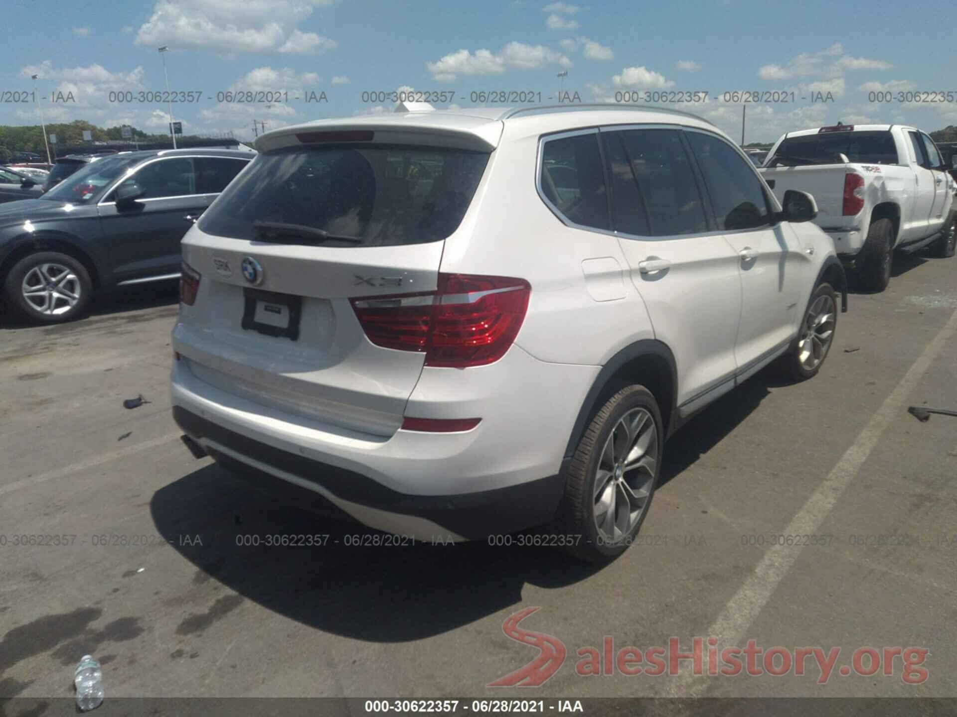 5UXWX9C58G0D91881 2016 BMW X3