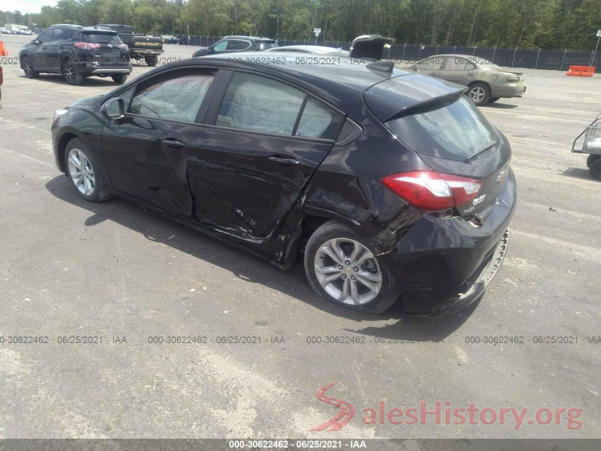 3G1BC6SM9KS593686 2019 CHEVROLET CRUZE