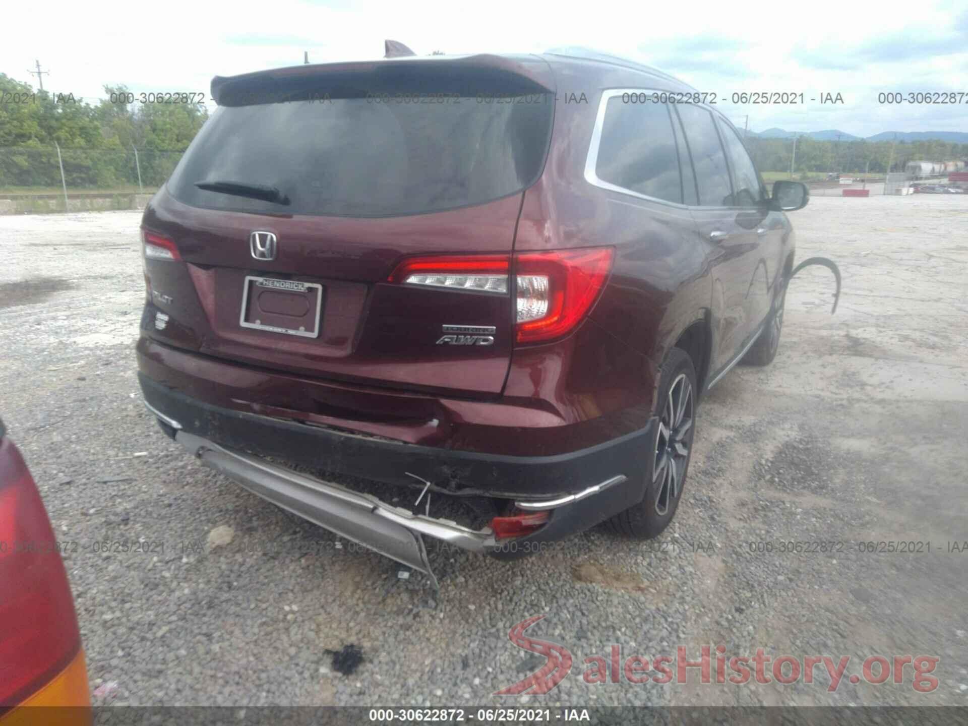 5FNYF6H90KB065720 2019 HONDA PILOT