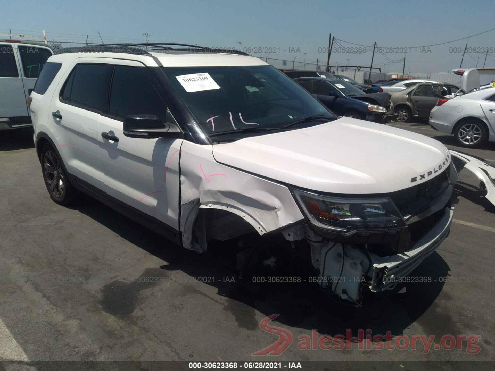 1FM5K8GT2JGA91548 2018 FORD EXPLORER