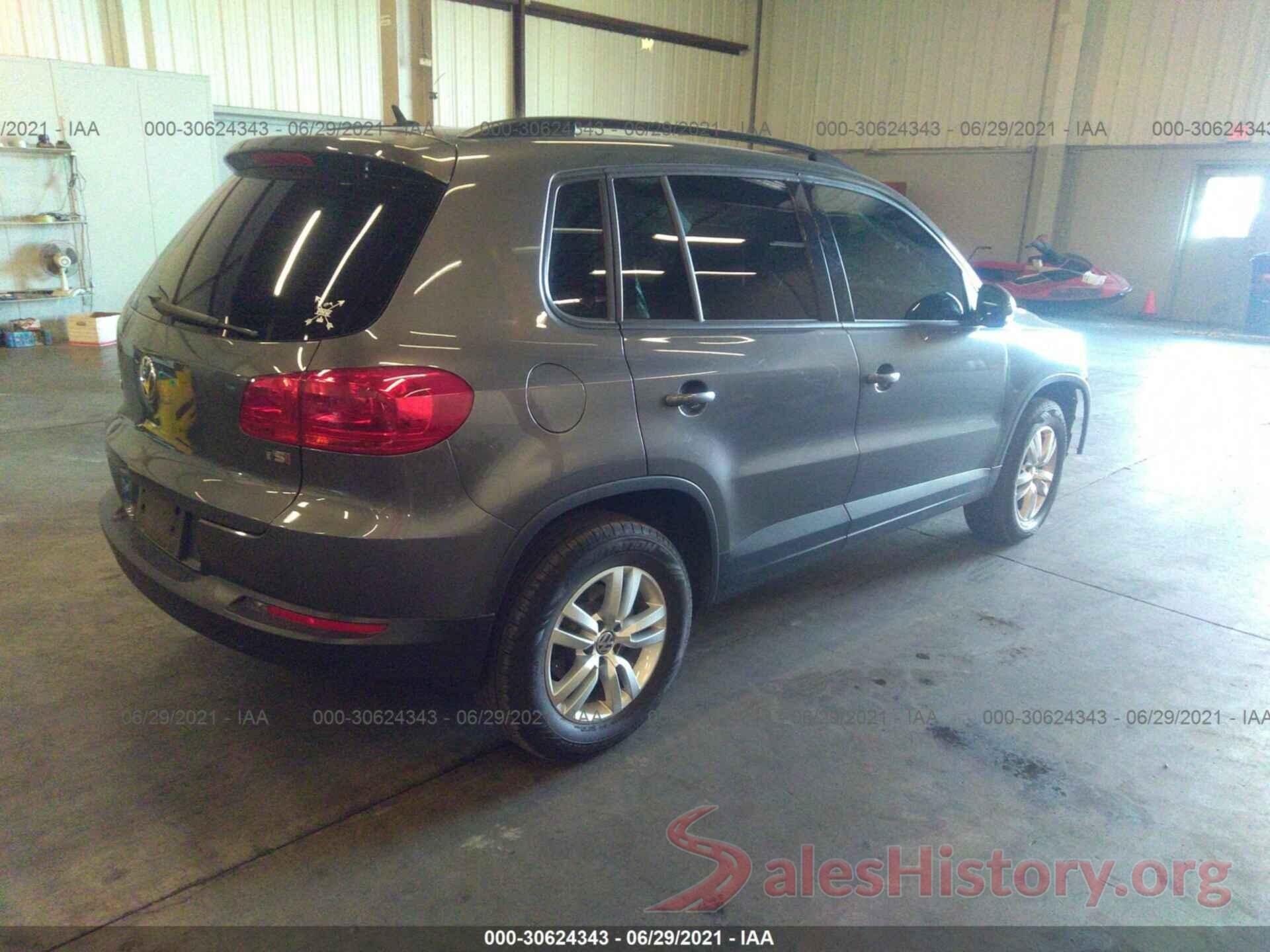 WVGAV7AX4GW603207 2016 VOLKSWAGEN TIGUAN