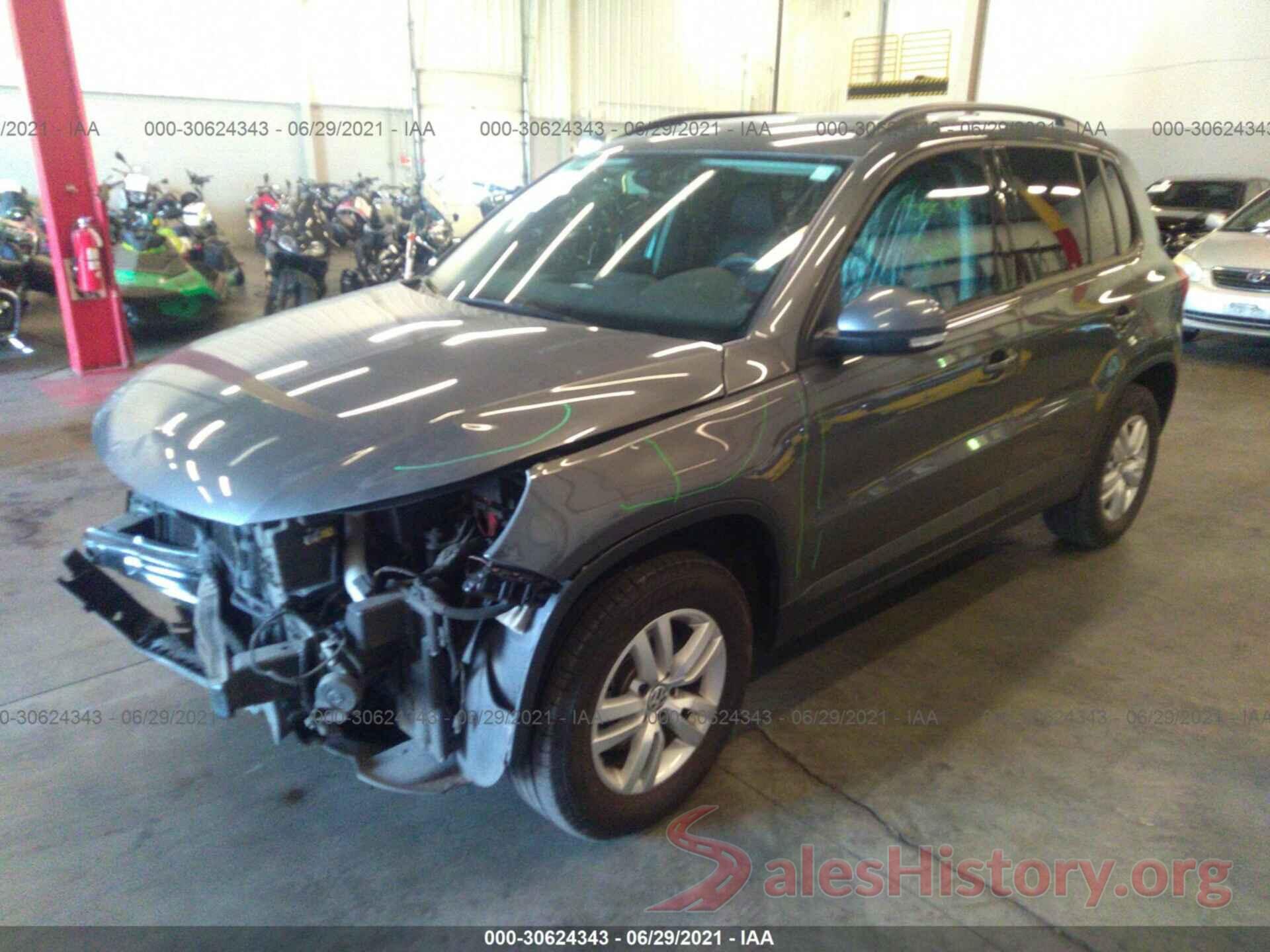 WVGAV7AX4GW603207 2016 VOLKSWAGEN TIGUAN