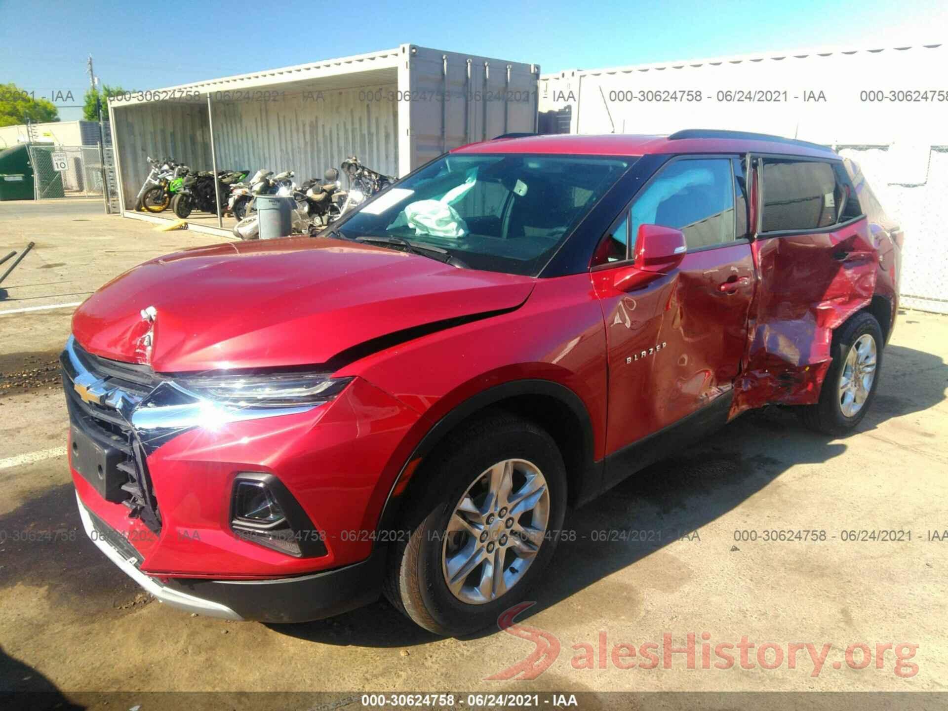 3GNKBBRA7KS700336 2019 CHEVROLET BLAZER