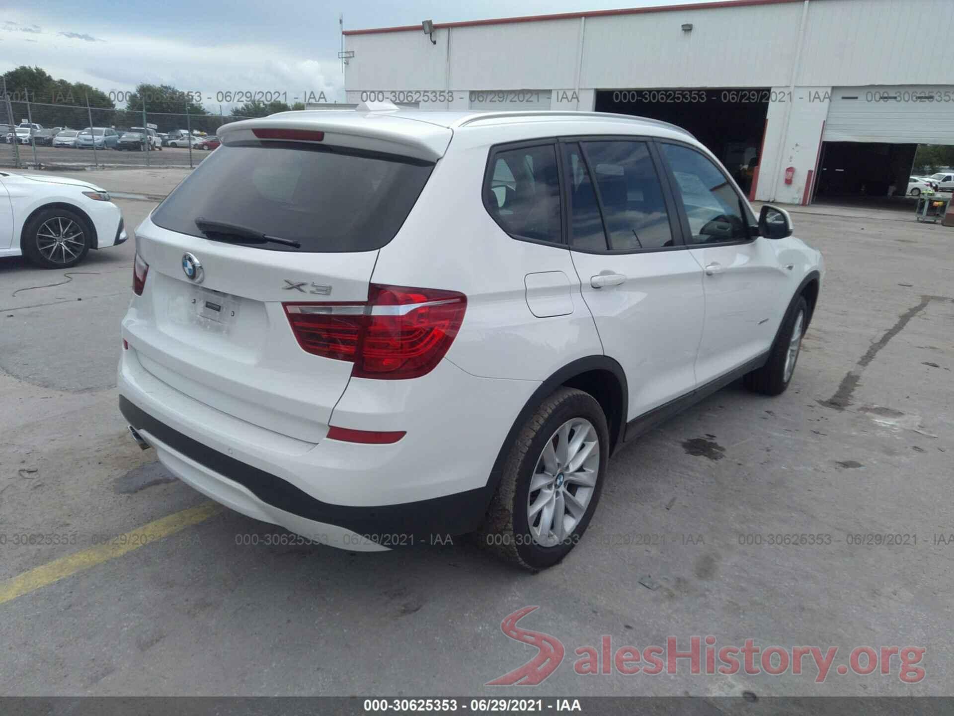 5UXWZ7C36H0X42198 2017 BMW X3